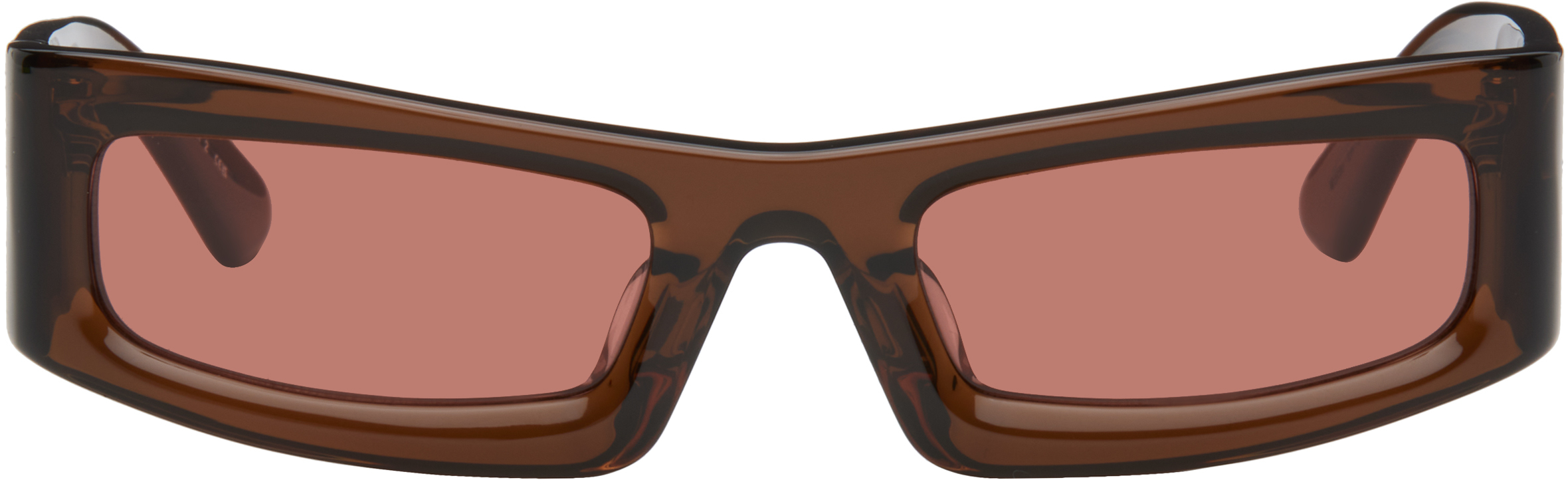 ENTIRE STUDIOS BROWN ATHERIC SUNGLASSES
