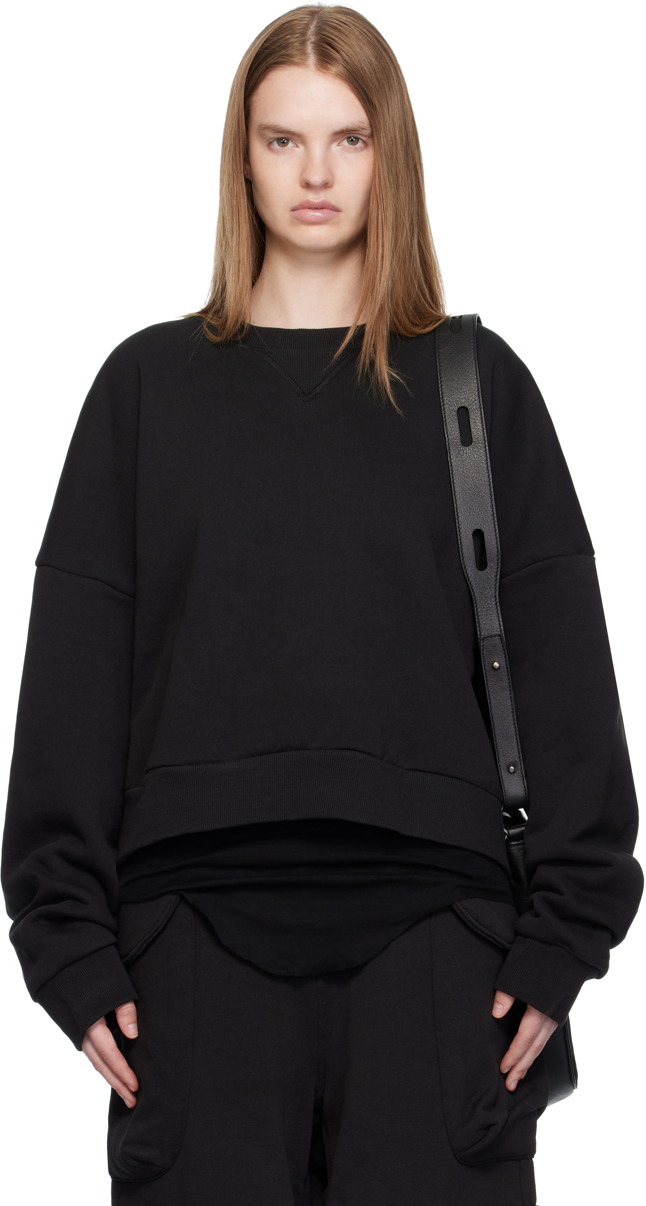 Black Box Crew Sweatshirt by Entire Studios on Sale