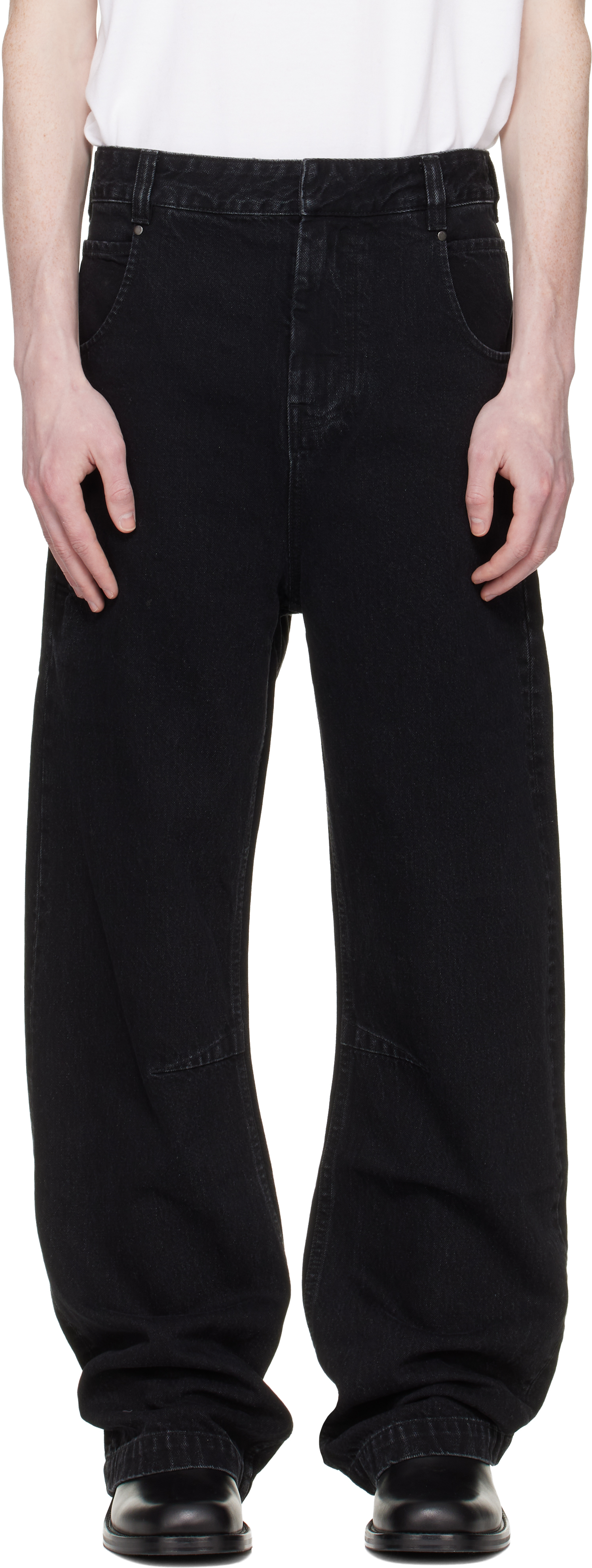 Black Gem Jeans by Entire Studios on Sale
