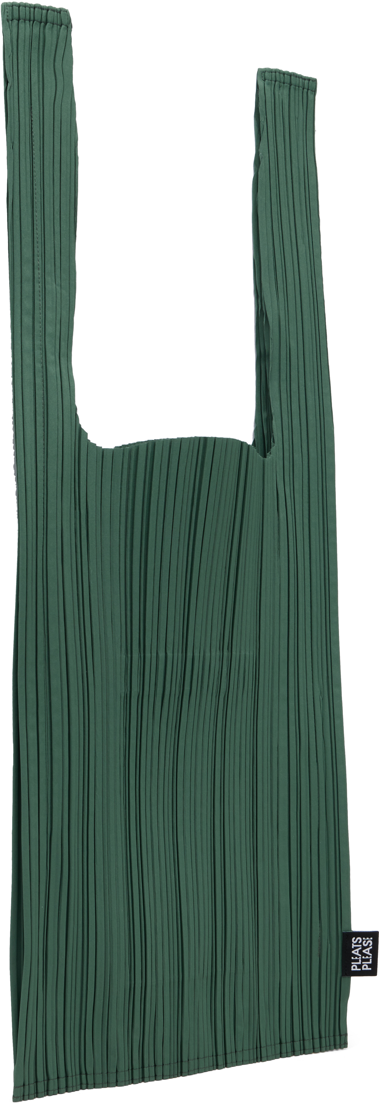 Issey Miyake Green June Pleats Shopping Tote