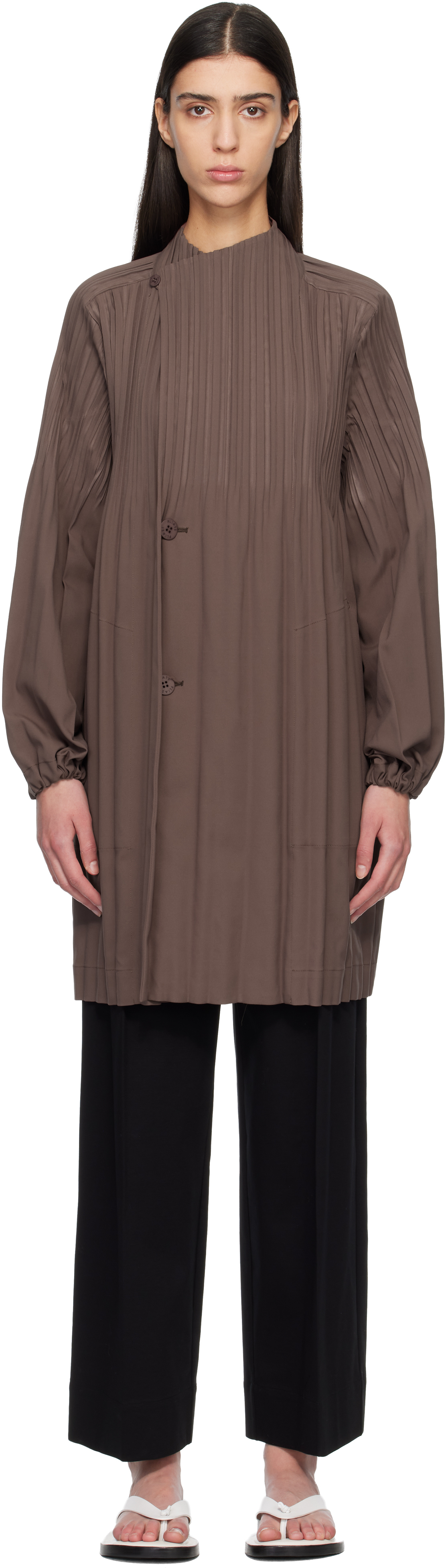 Issey Miyake 94AW Pleats P Coat Pleats Please Issey Miyake 