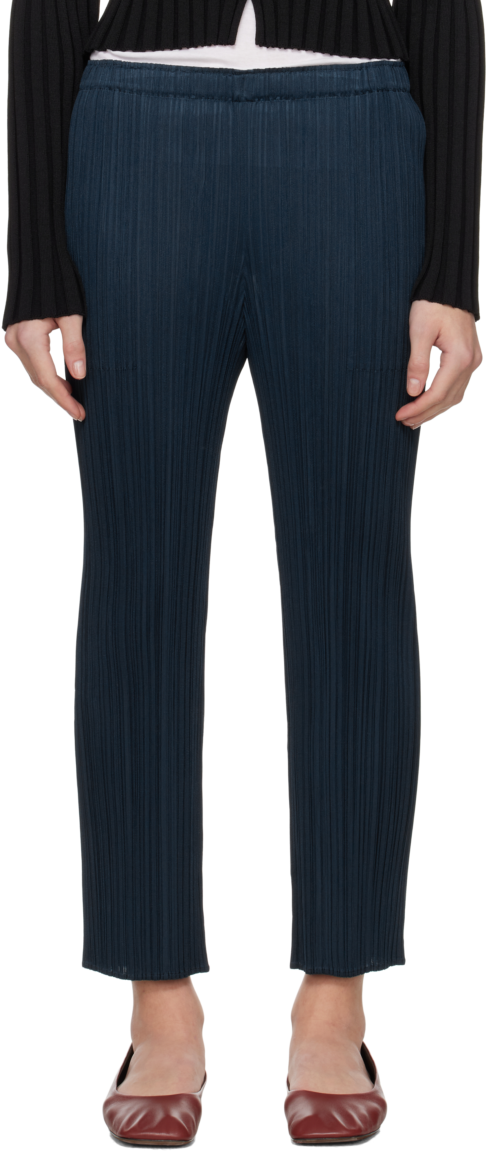 Navy Monthly Colors April Trousers