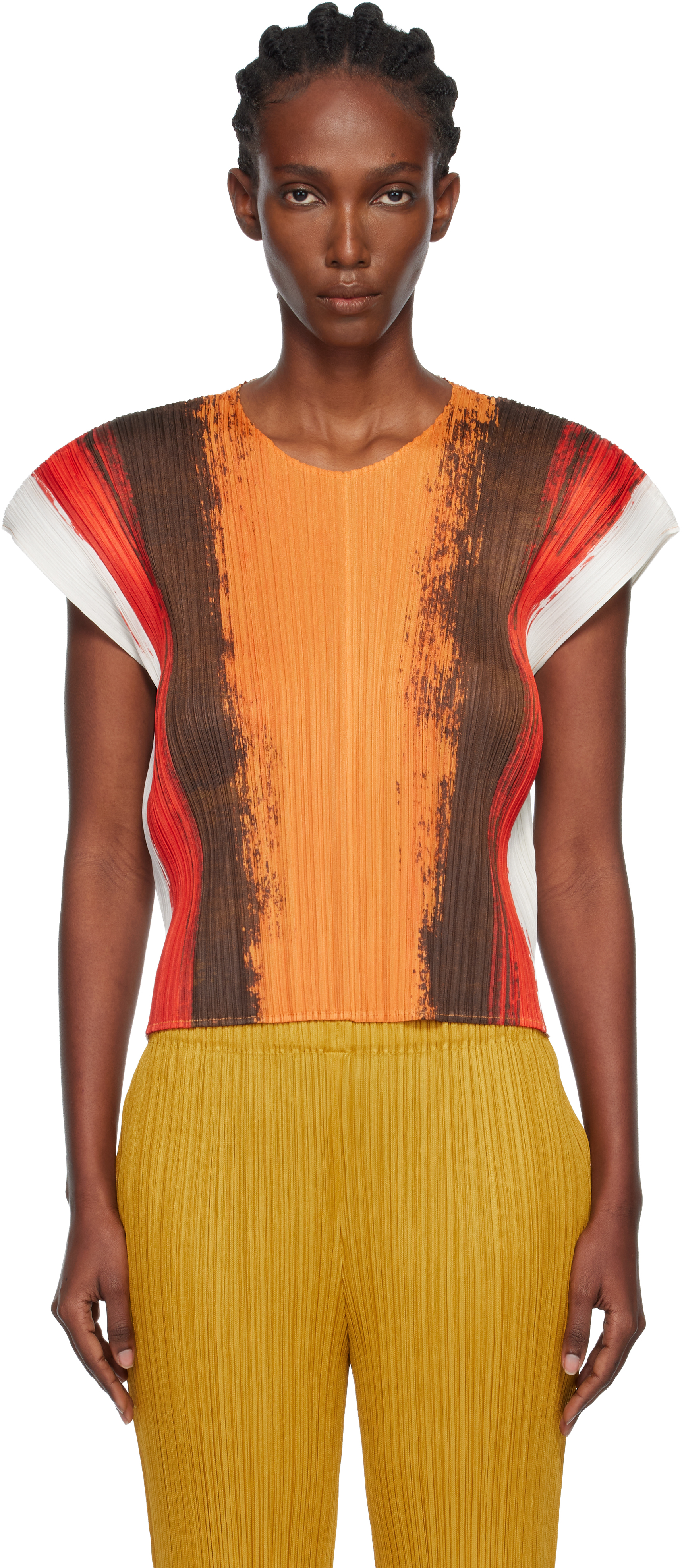 Issey Miyake Multicolor Jump Top In Multi