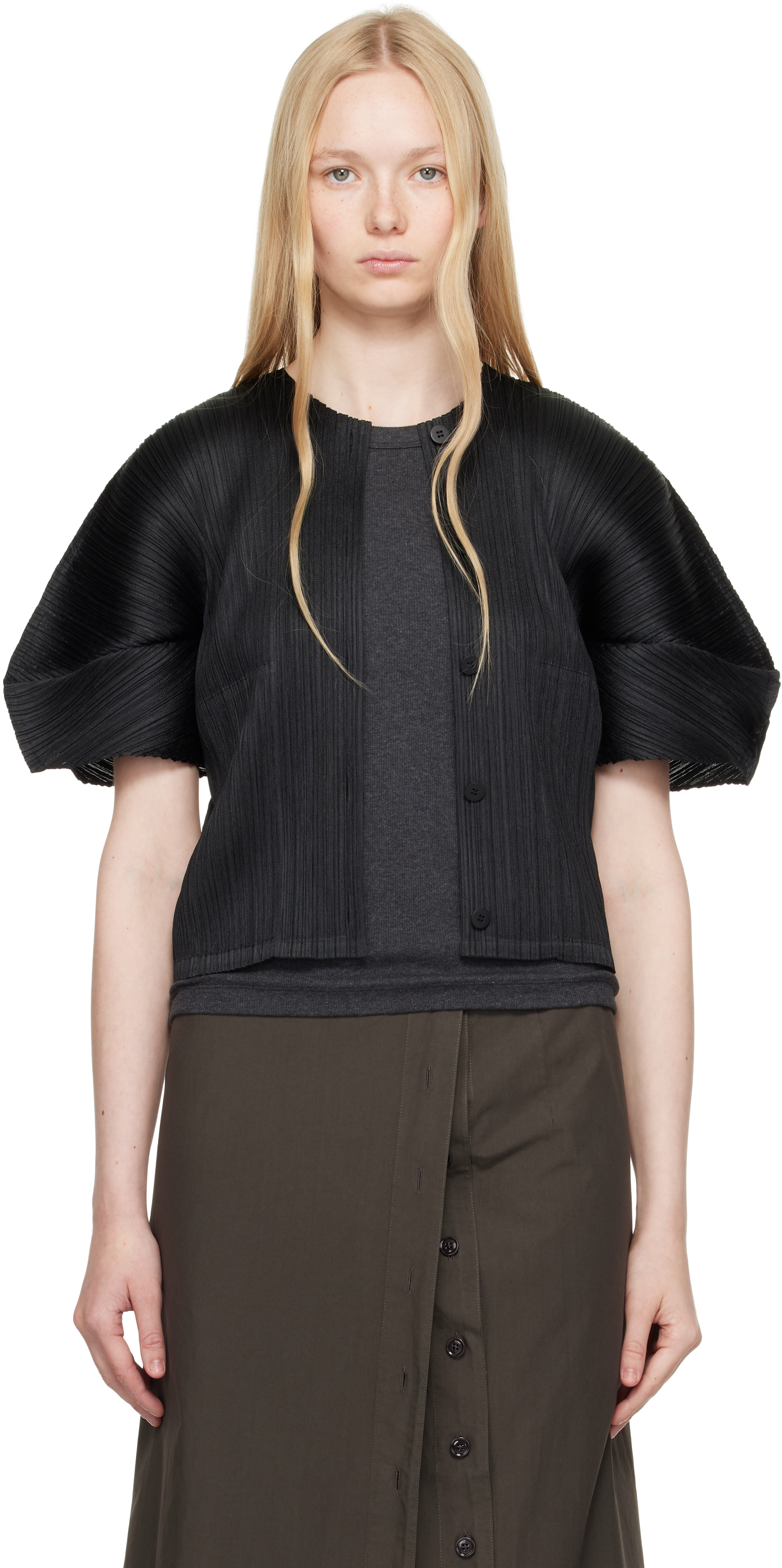PLEATS PLEASE ISSEY MIYAKE Cardigan – The official ISSEY