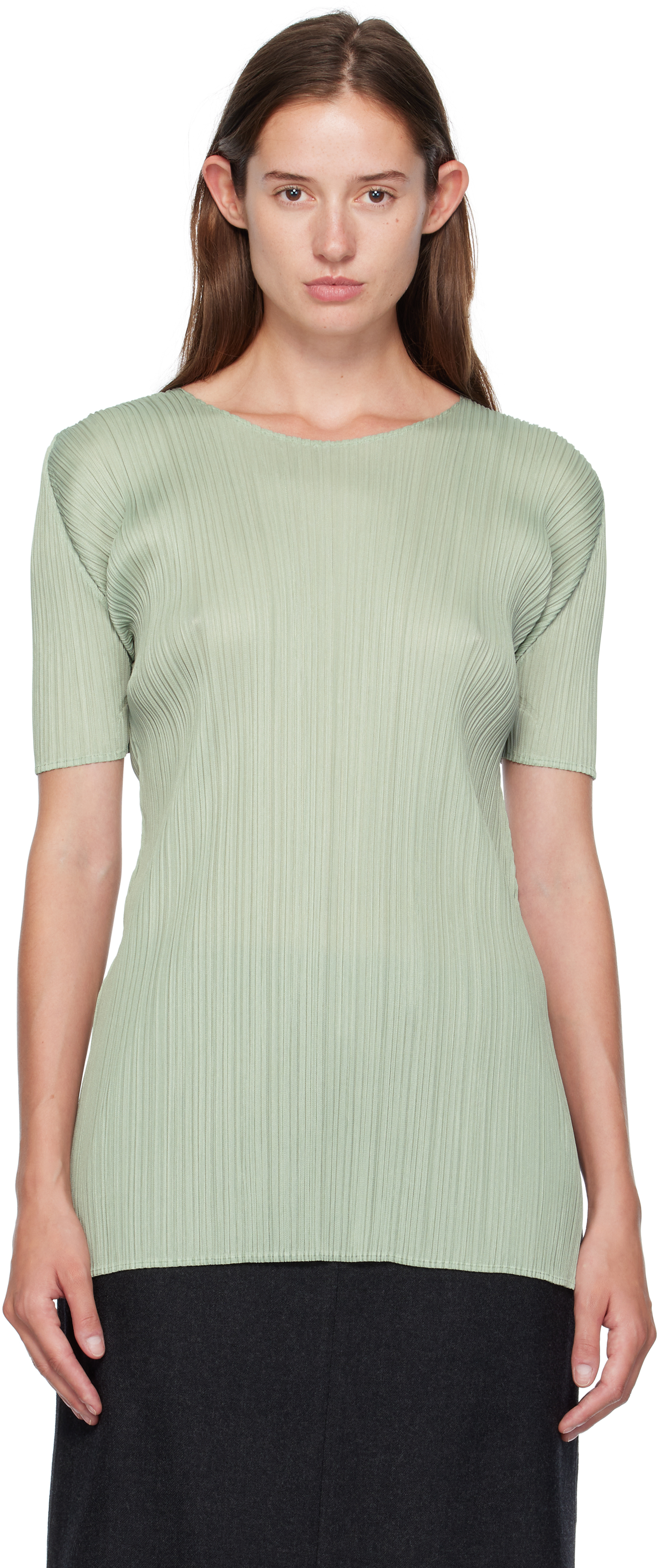 PLEATS PLEASE ISSEY MIYAKE: Green Monthly Colors June T