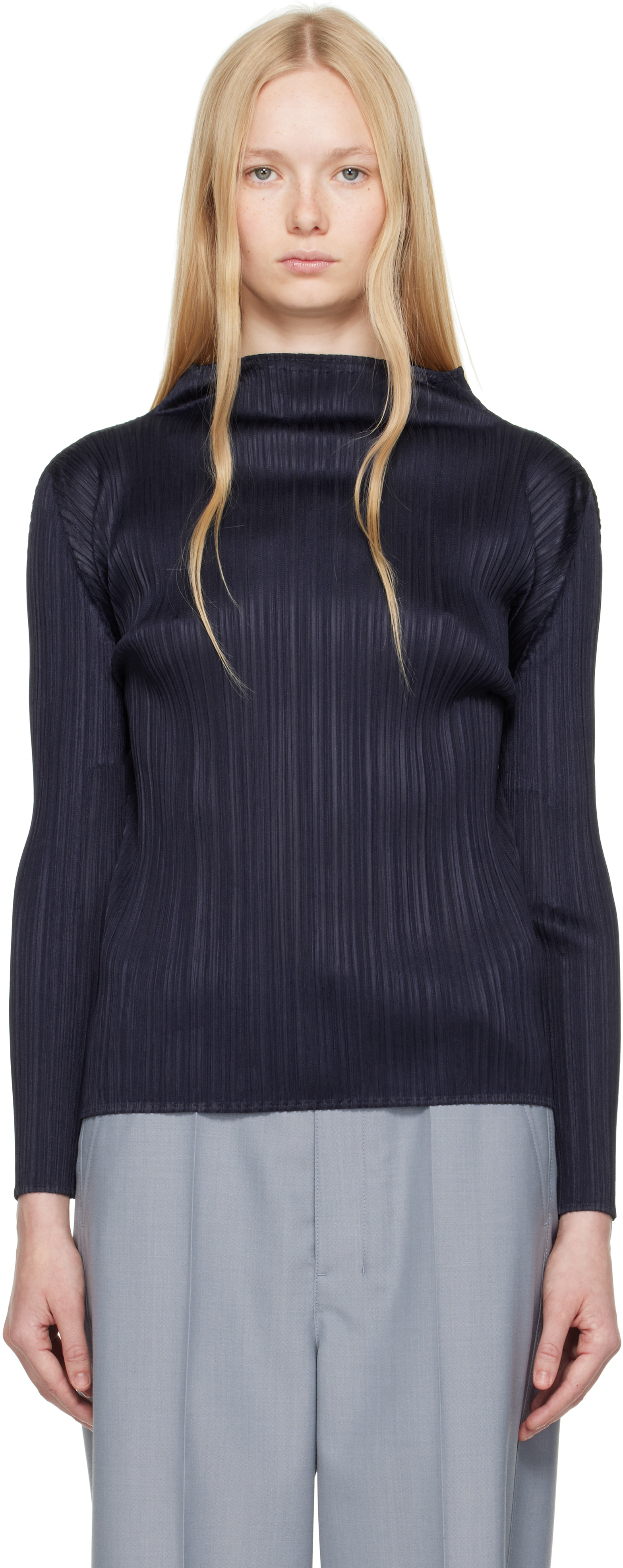 Navy New Colorful Basics 4 Top