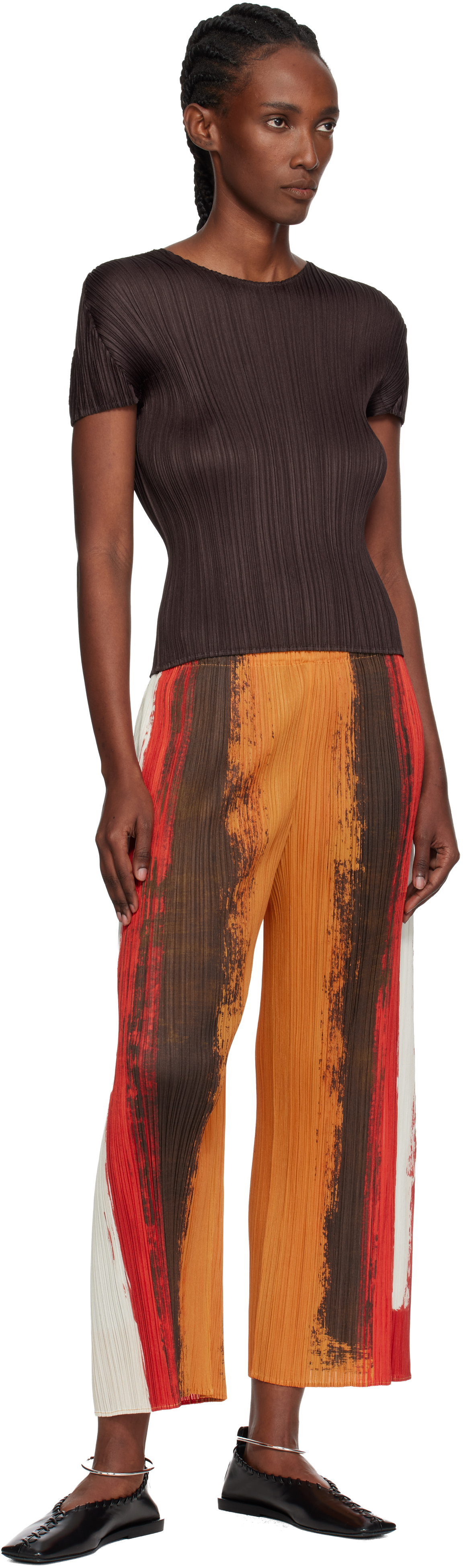 Issey Miyake Brown Monthly Colors July T-shirt In Brown