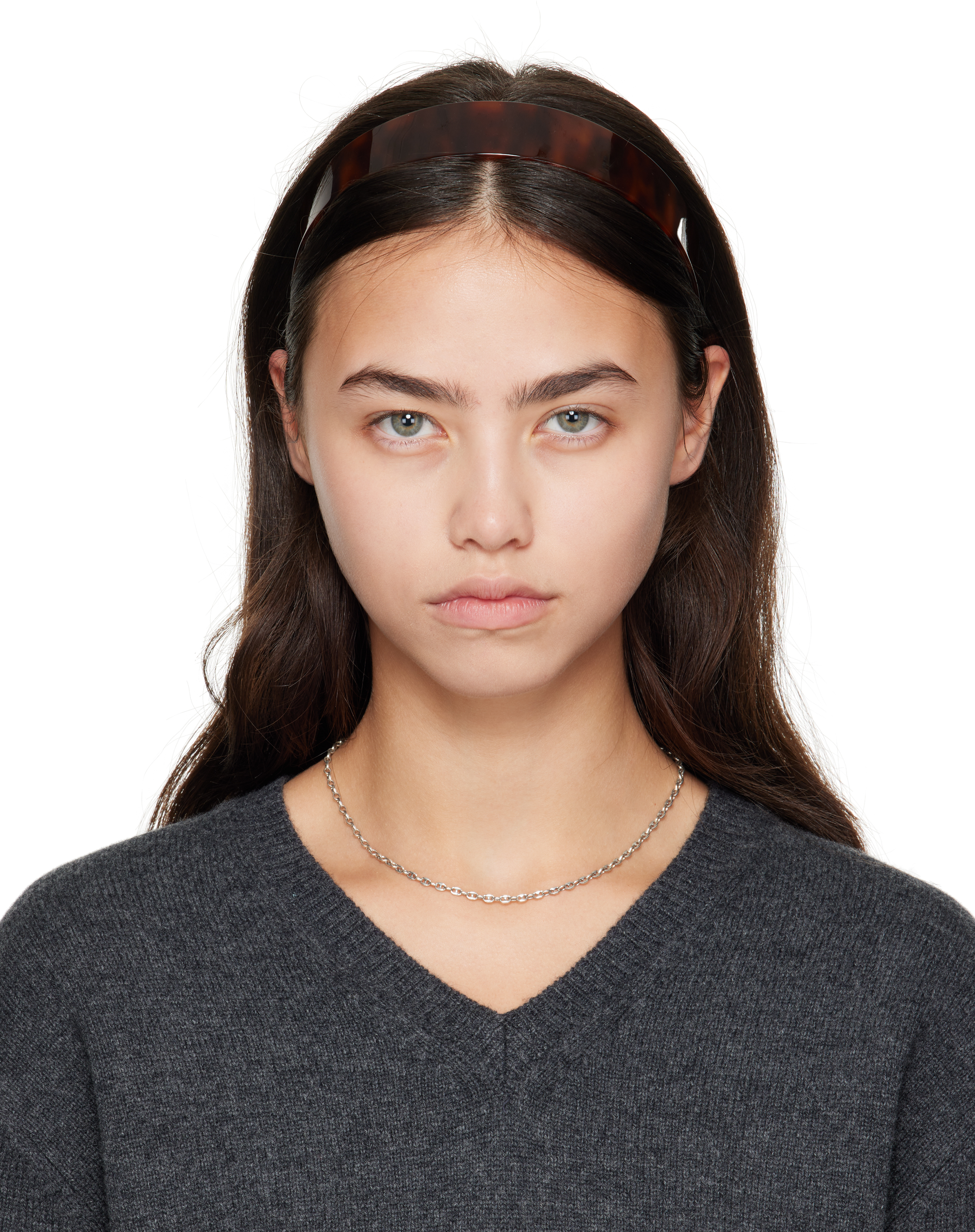 Sophie Buhai Brown Thin Bessette Headband In Brown