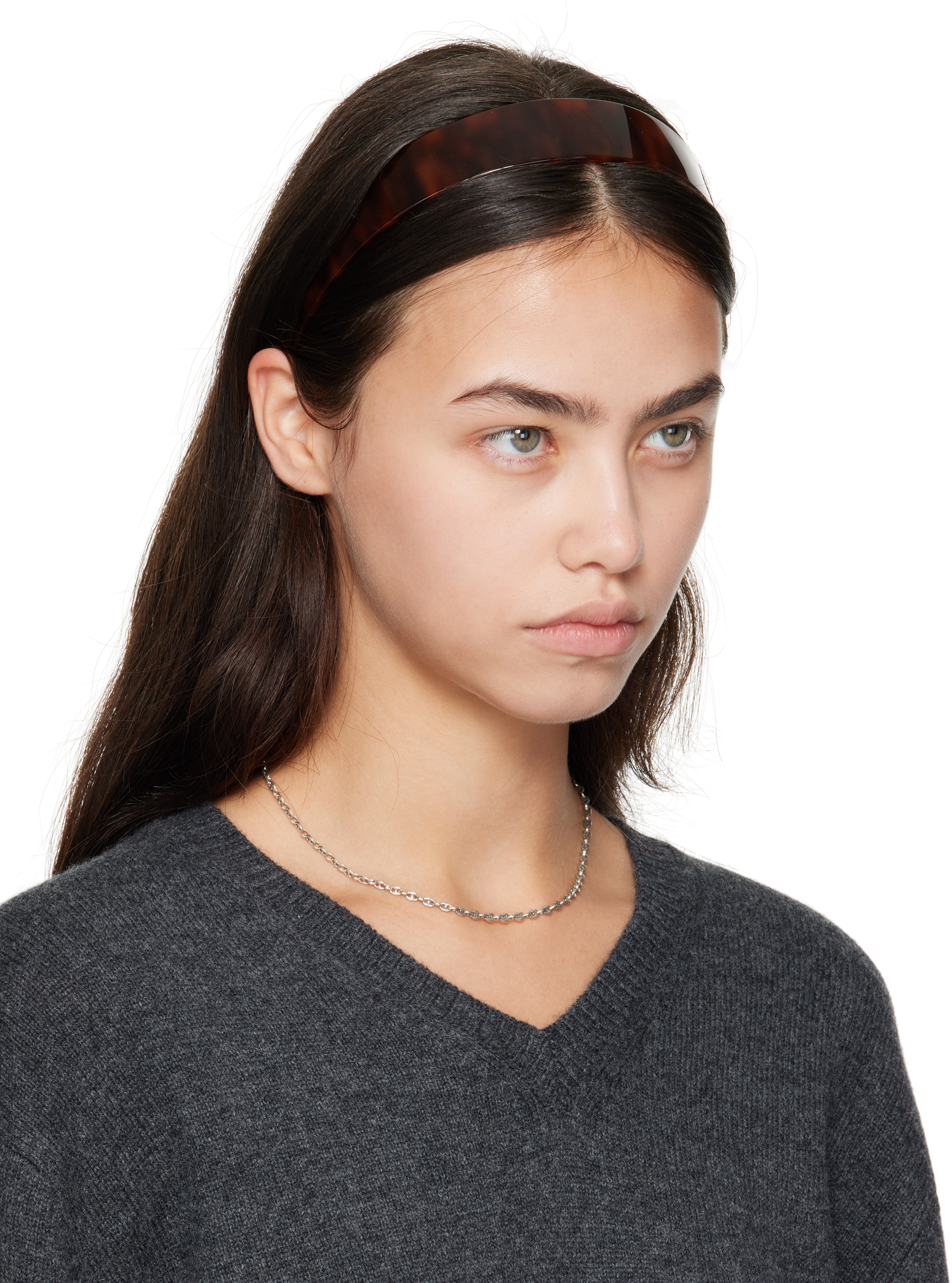 Sophie Buhai Brown Thin Bessette Headband In Brown