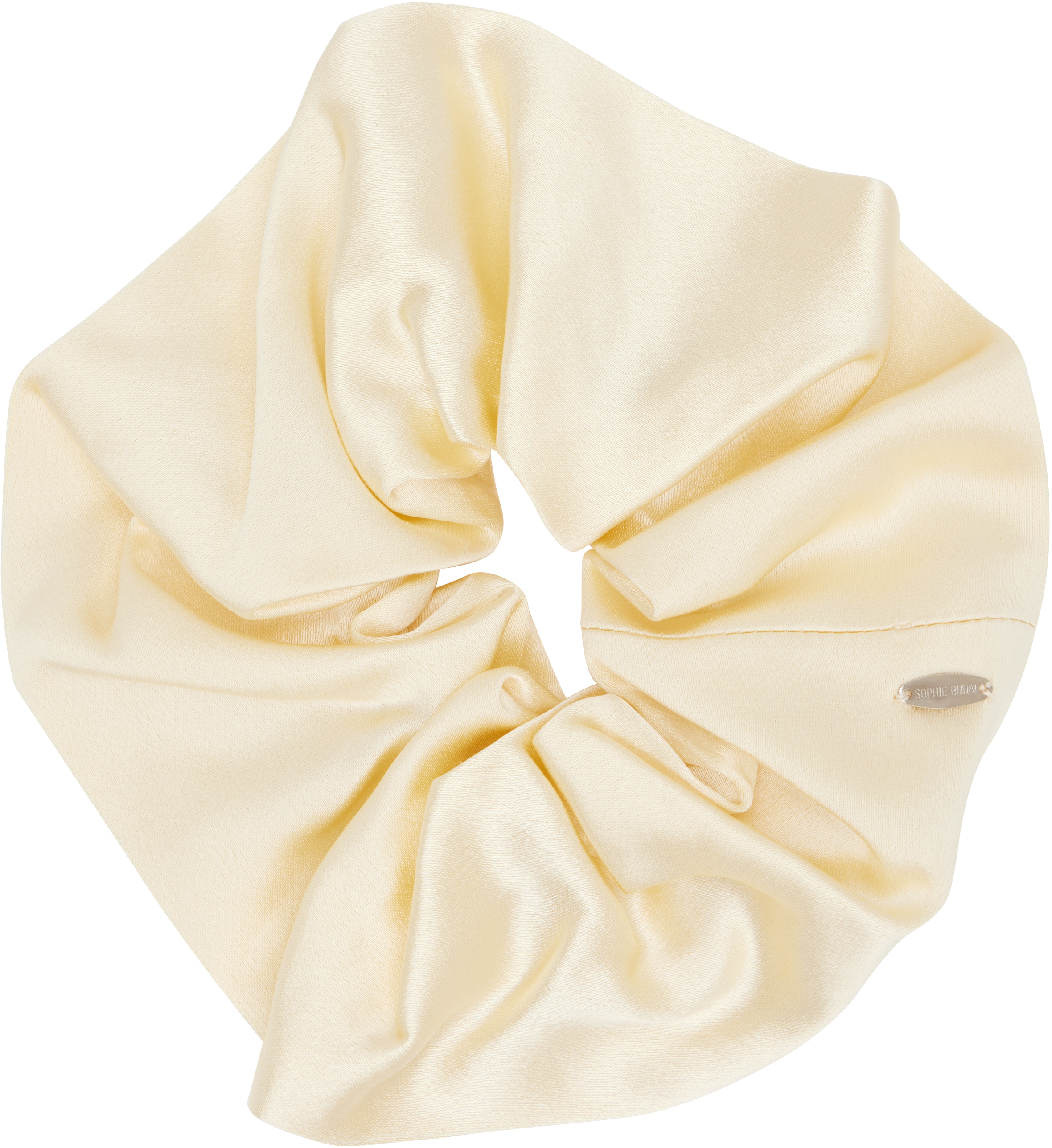 Sophie Buhai Yellow Elegant Scrunchie In Brown