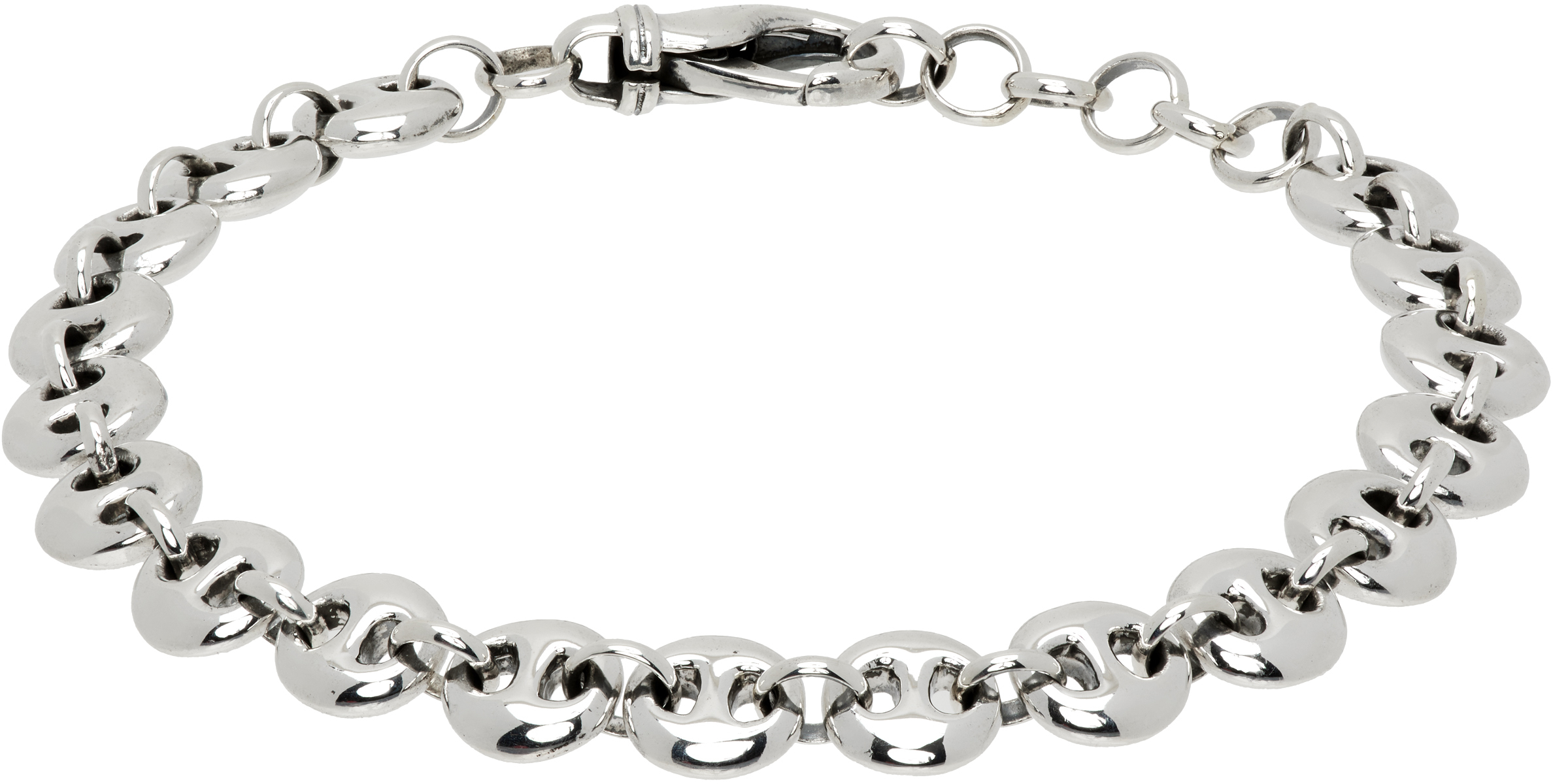 Sophie Buhai Small Circle Link Bracelet In Silver