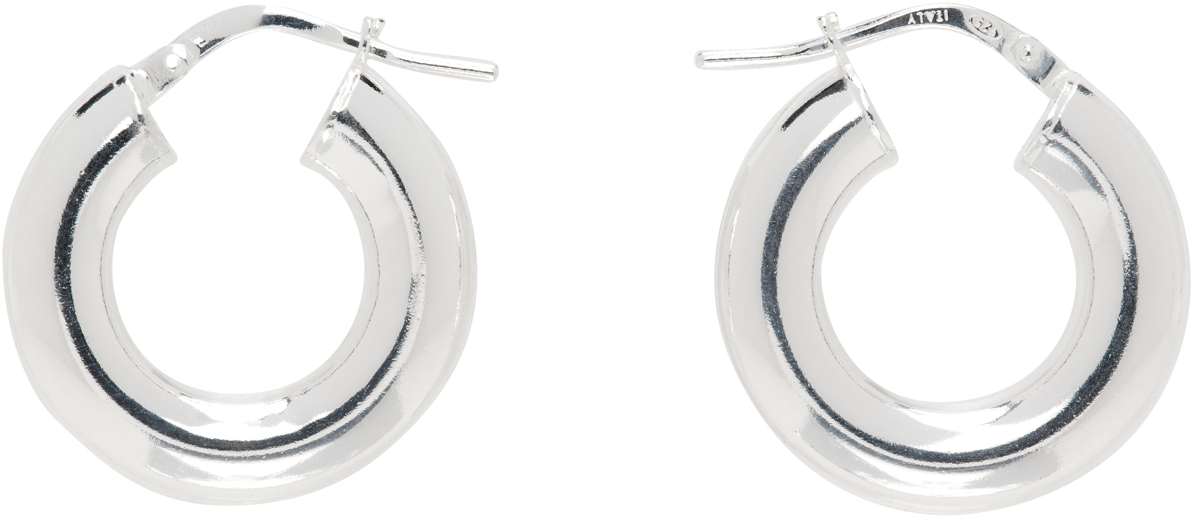 Sophie Buhai Tiny Everyday Hoop Earrings In Silver