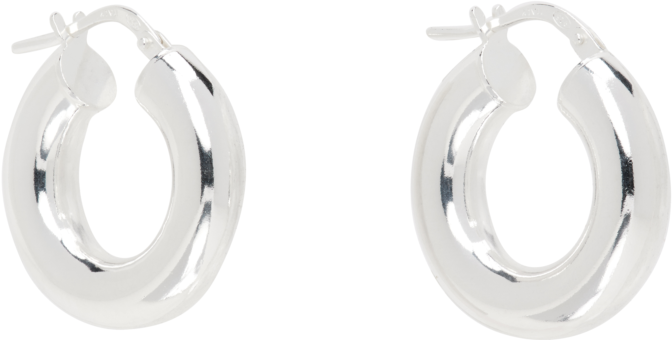 Sophie Buhai Tiny Everyday Hoop Earrings In Silver