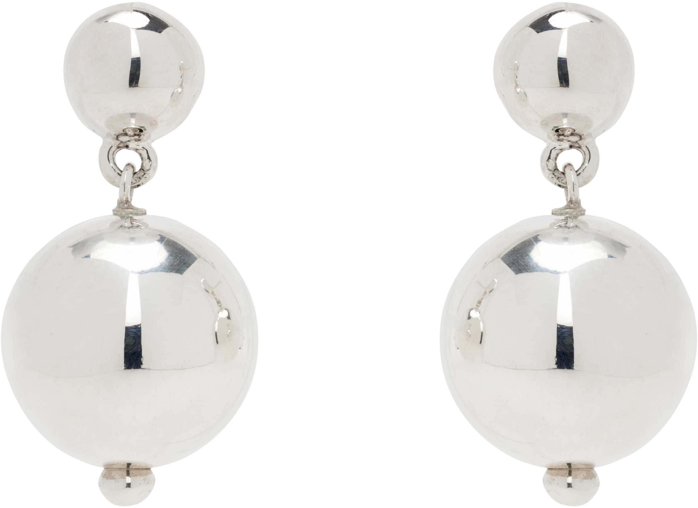 Sophie Buhai: Ball ドロップピアス | SSENSE 日本