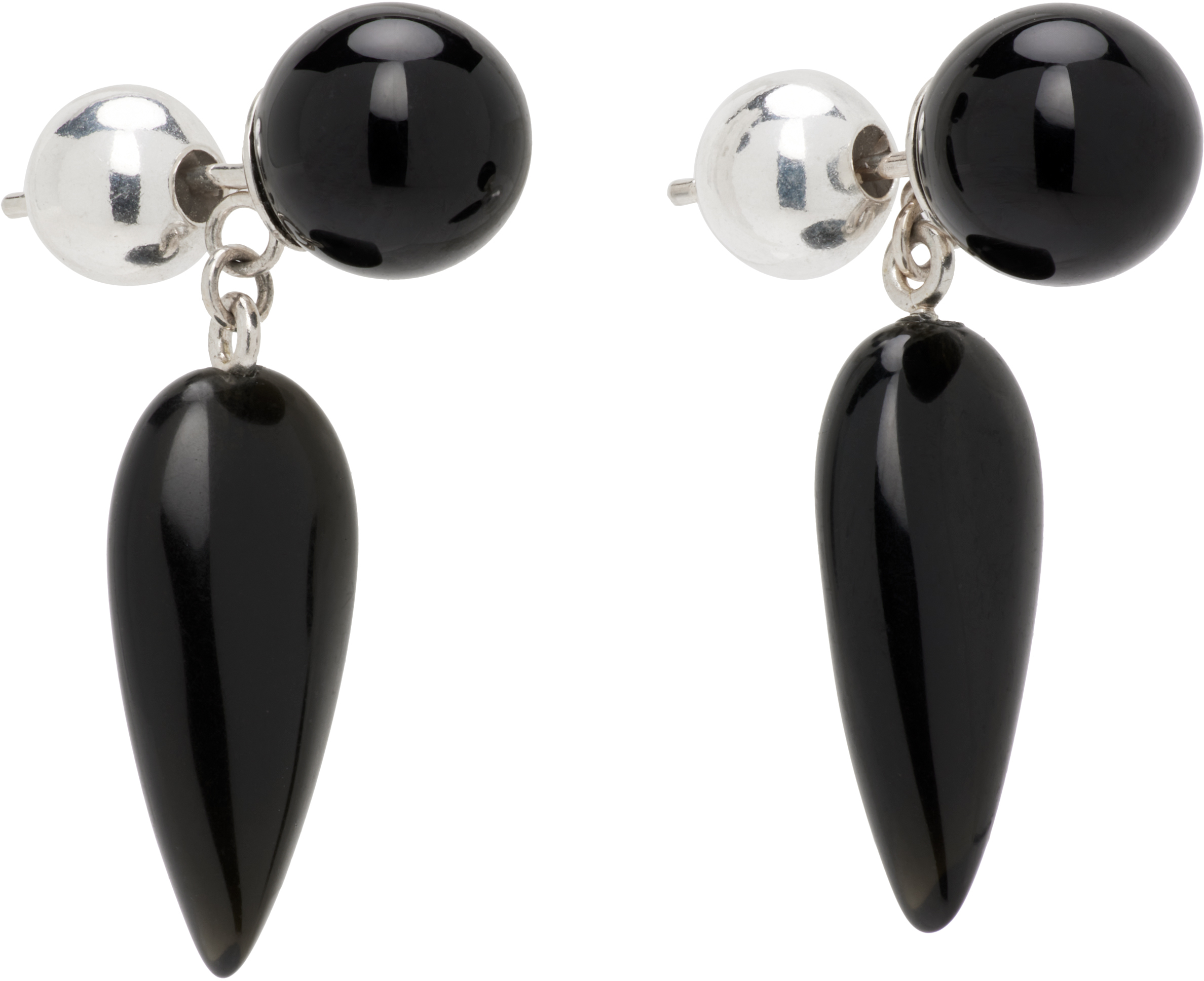 Sophie Buhai Tiny Phoenician Earrings In Brown