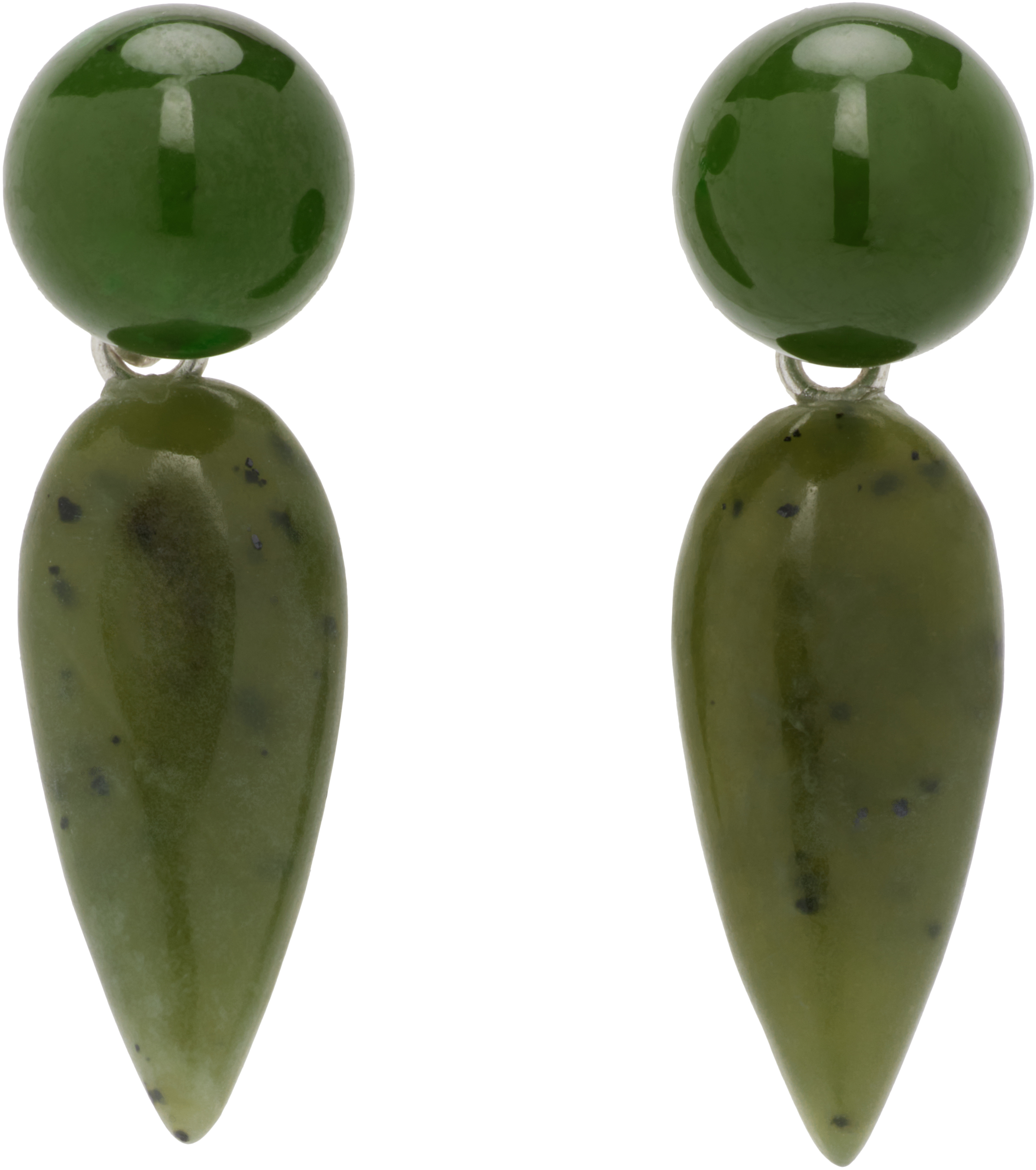 Sophie Buhai Tiny Phoenician Earrings In Brown