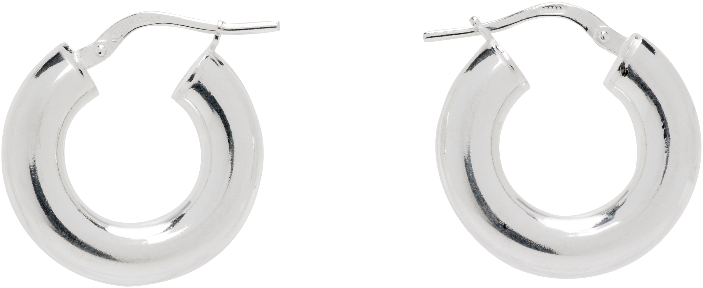 Sophie Buhai Tiny Everyday Hoop Earrings In Silver