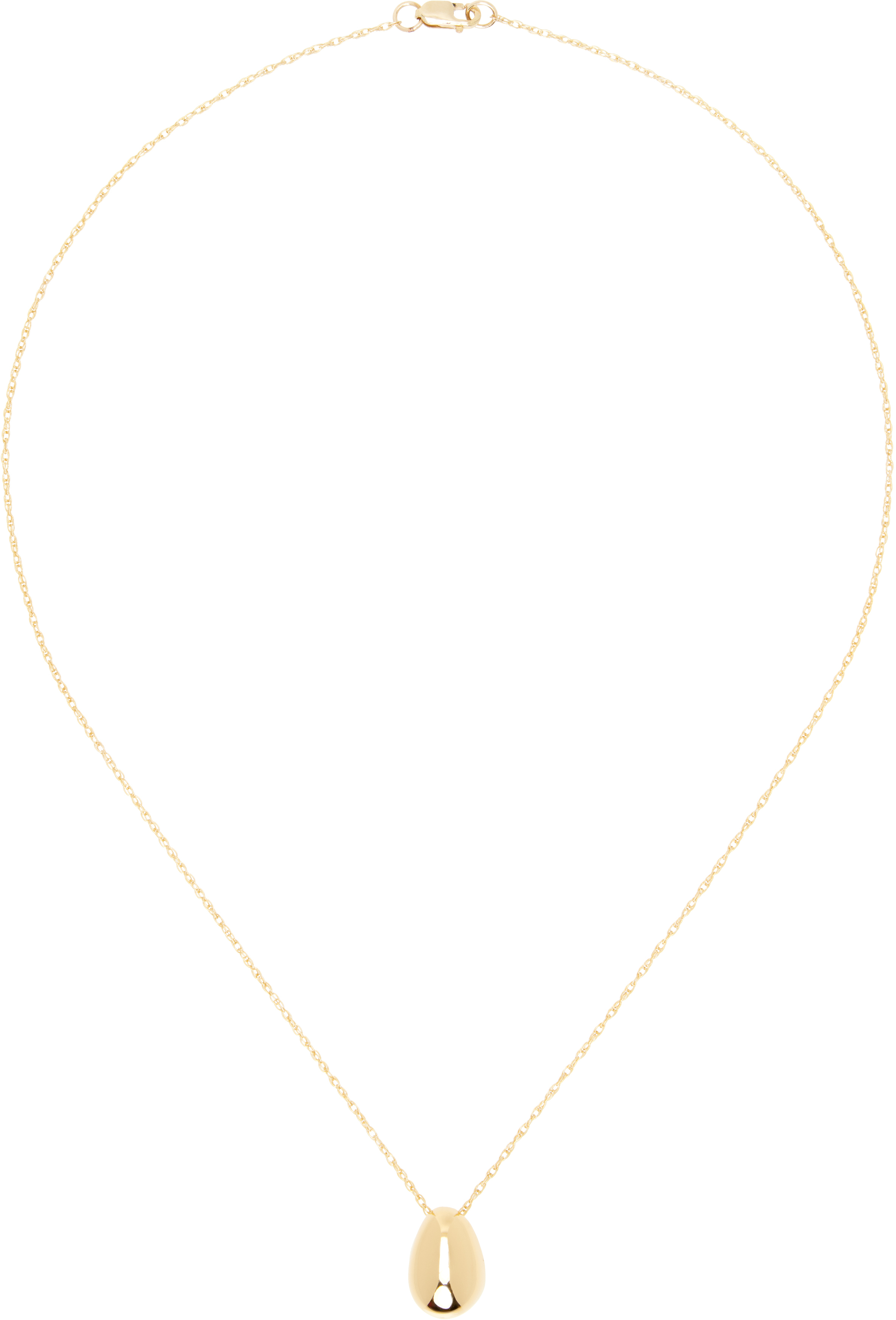 Sophie Buhai Gold Tiny Egg Pendant Necklace In Gold