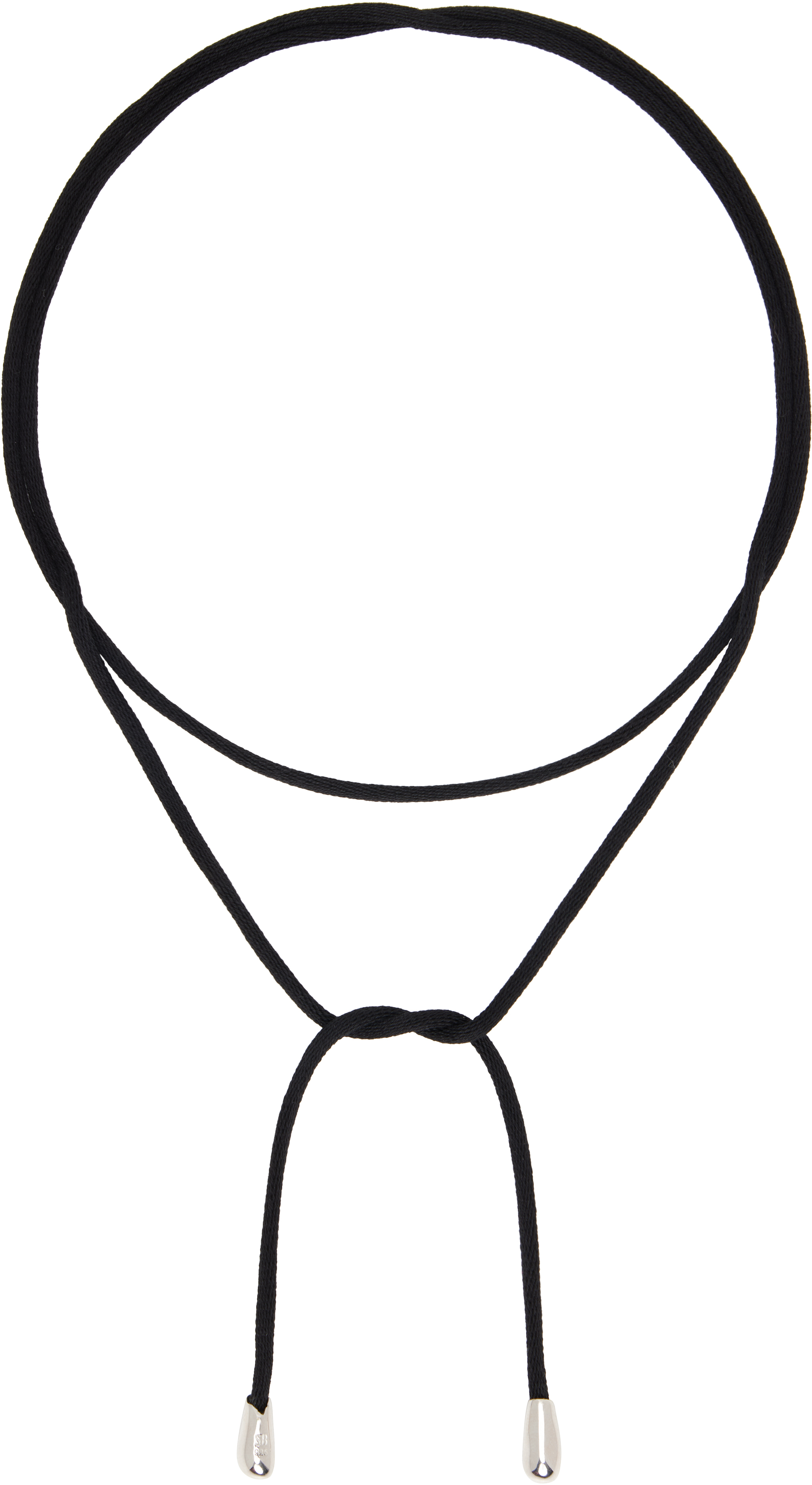 Sophie Buhai Elegant Shoelace Choker In Black
