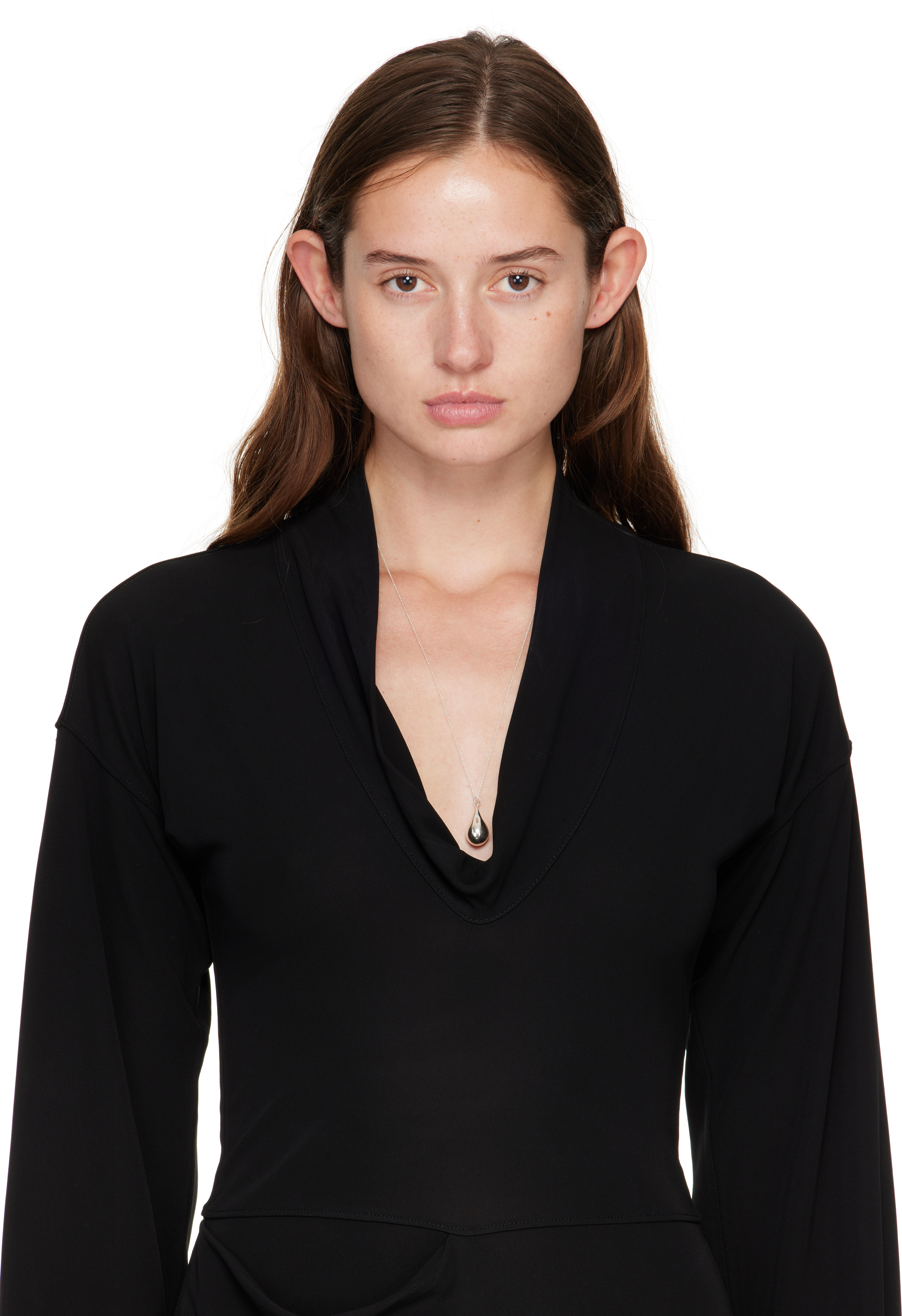 Sophie Buhai Dew Drop Necklace In Metallic