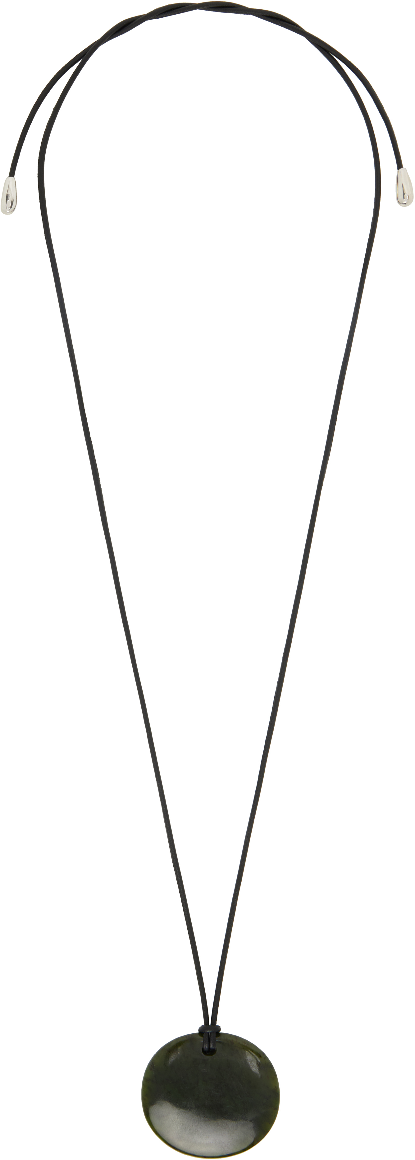Sophie Buhai Medium Full Moon Pendant Necklace In Green