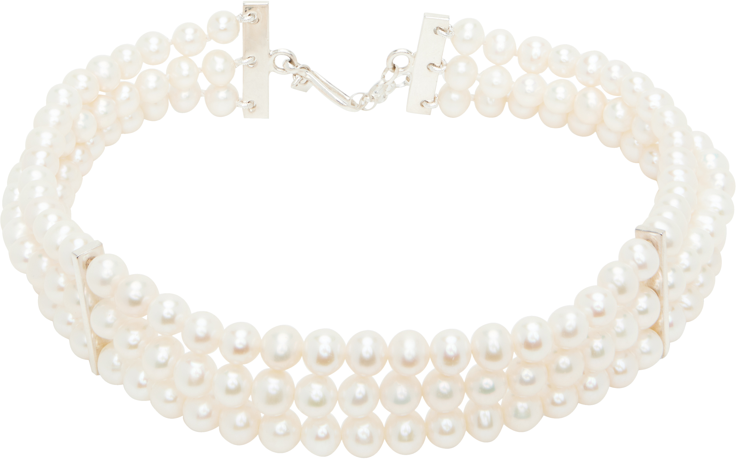 Sophie Buhai Vermeer Pearl Choker In White