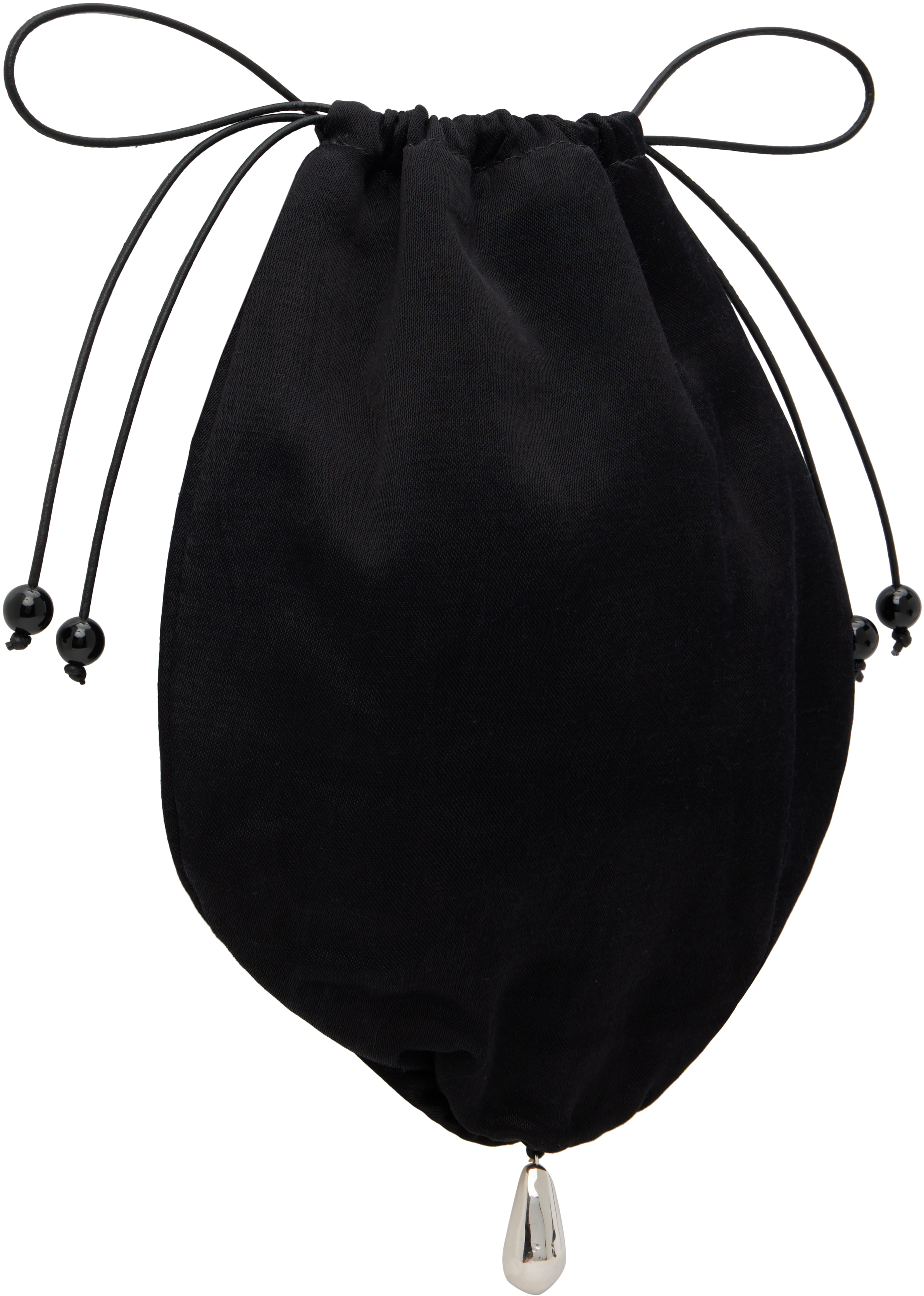 Sophie Buhai Black Teardrop Pouch In Black