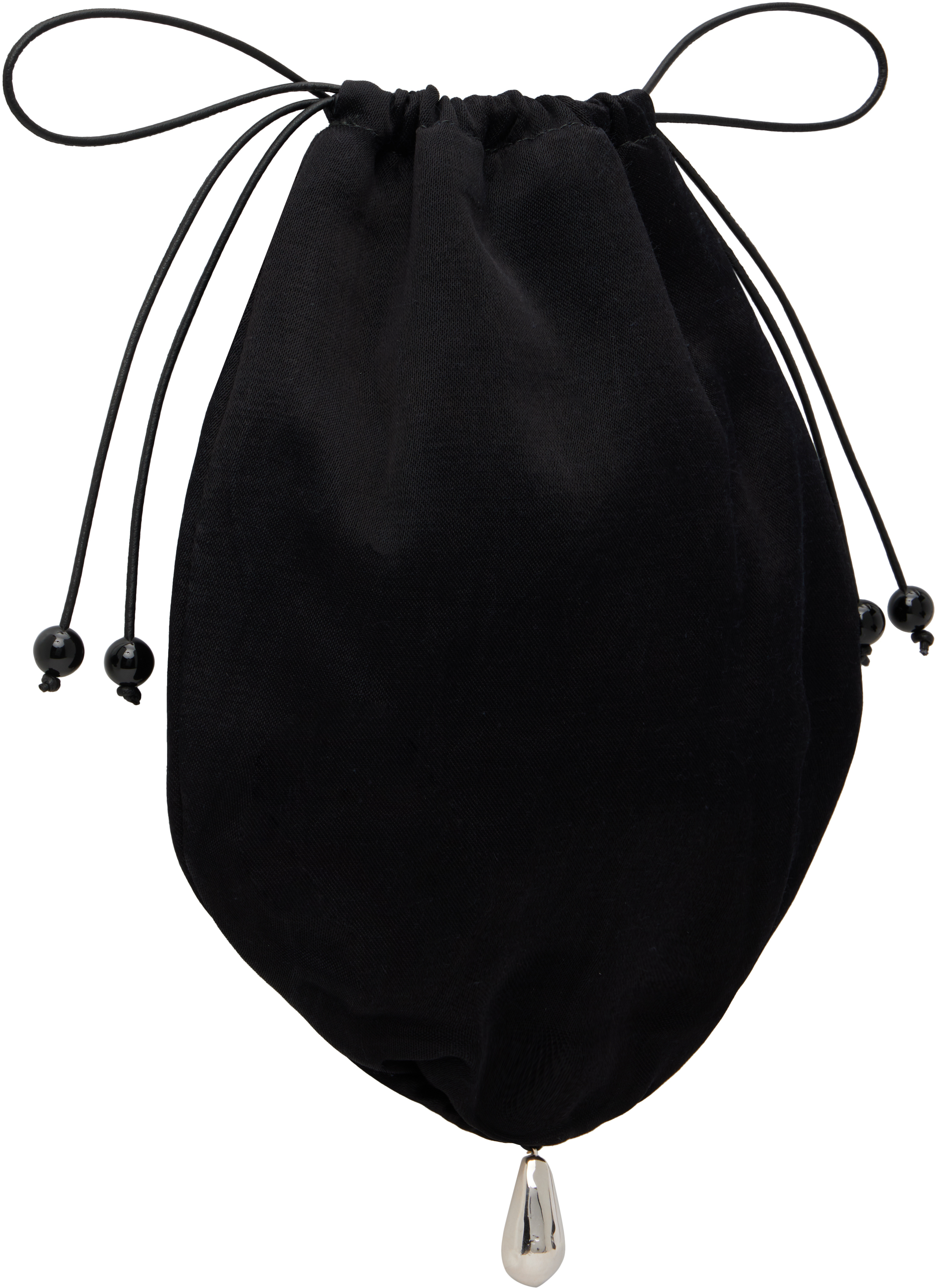 Sophie Buhai Black Teardrop Pouch In Black