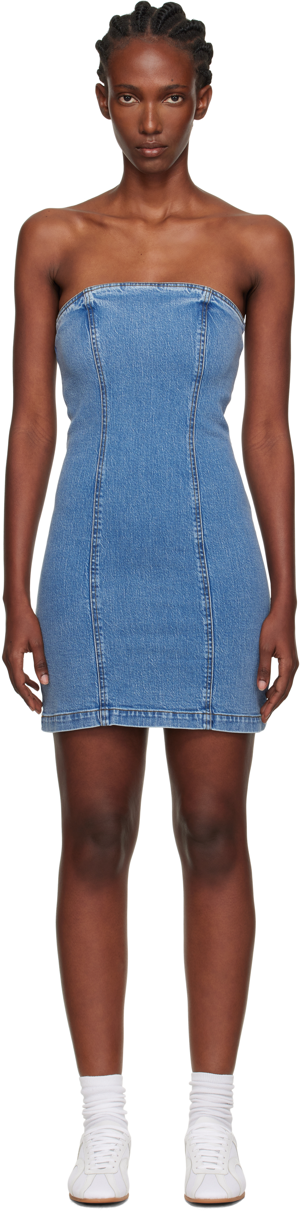 Blue Kristin Denim Minidress