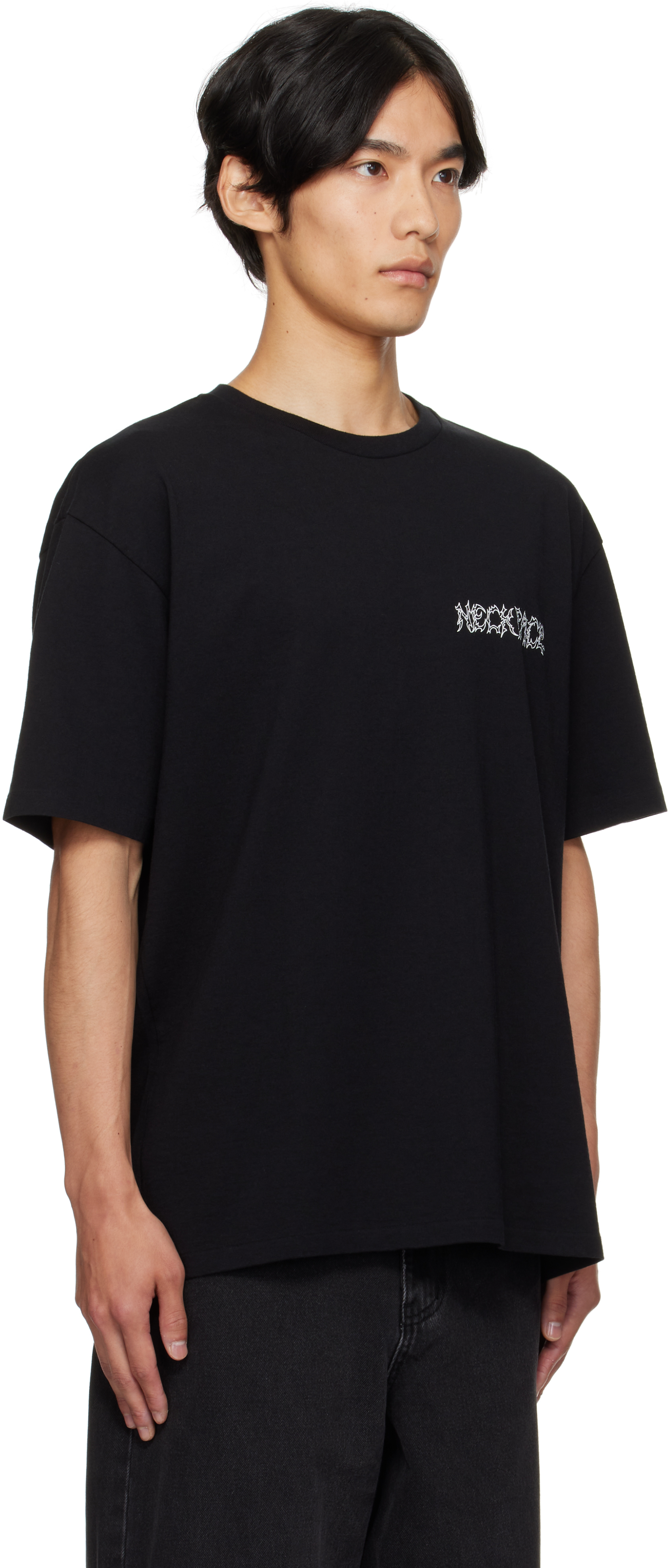 Wacko Maria Black Neckface Edition Washed Heavy T-shirt In Multi