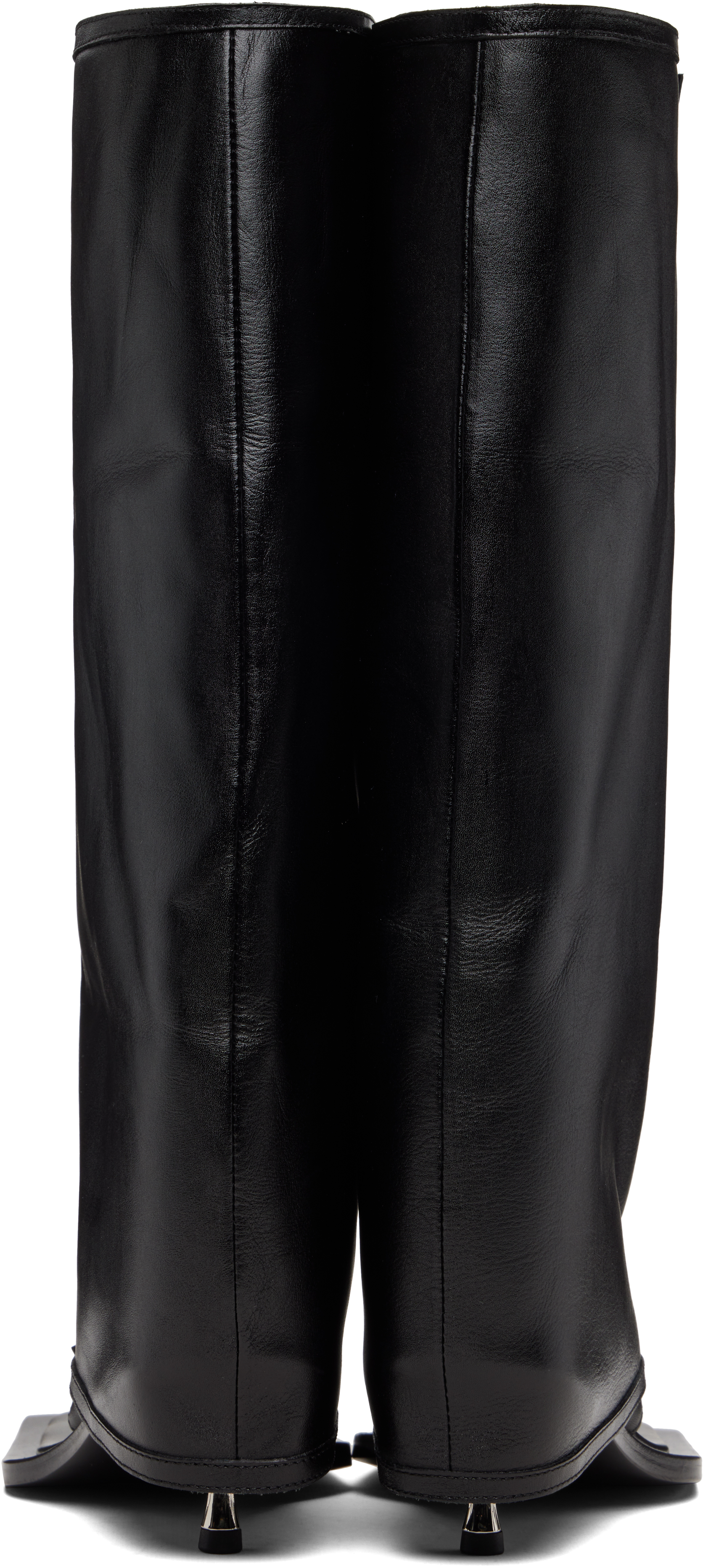 Fidan Novruzova Brown Kaia Stiletto Tall Heeled Sandals In Black