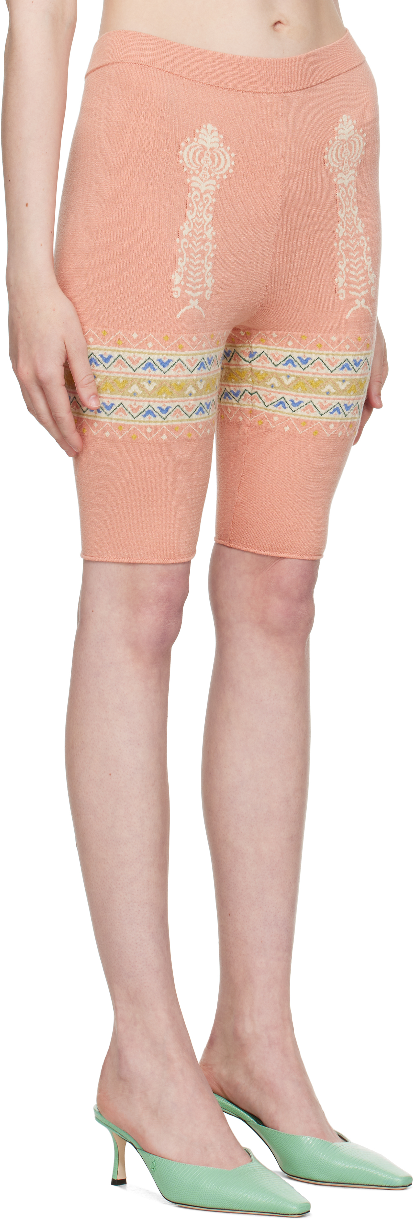 Conner Ives Pink Bike Shorts