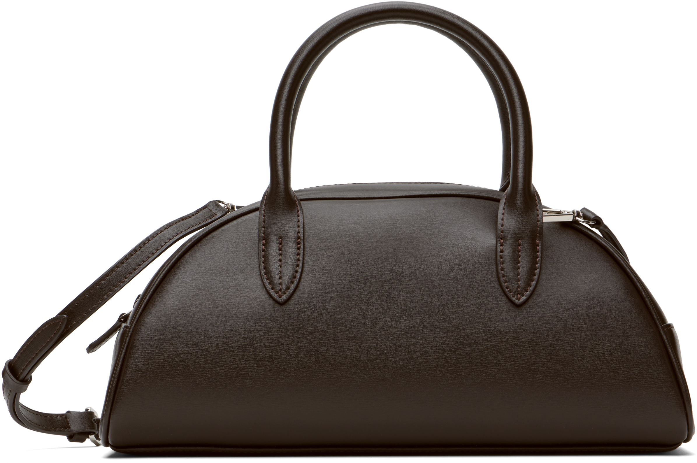 Dunst: Brown Classic Bowling Bag | SSENSE Canada Dunst: Brown Classic Bowling Bag | SSENSE Canada