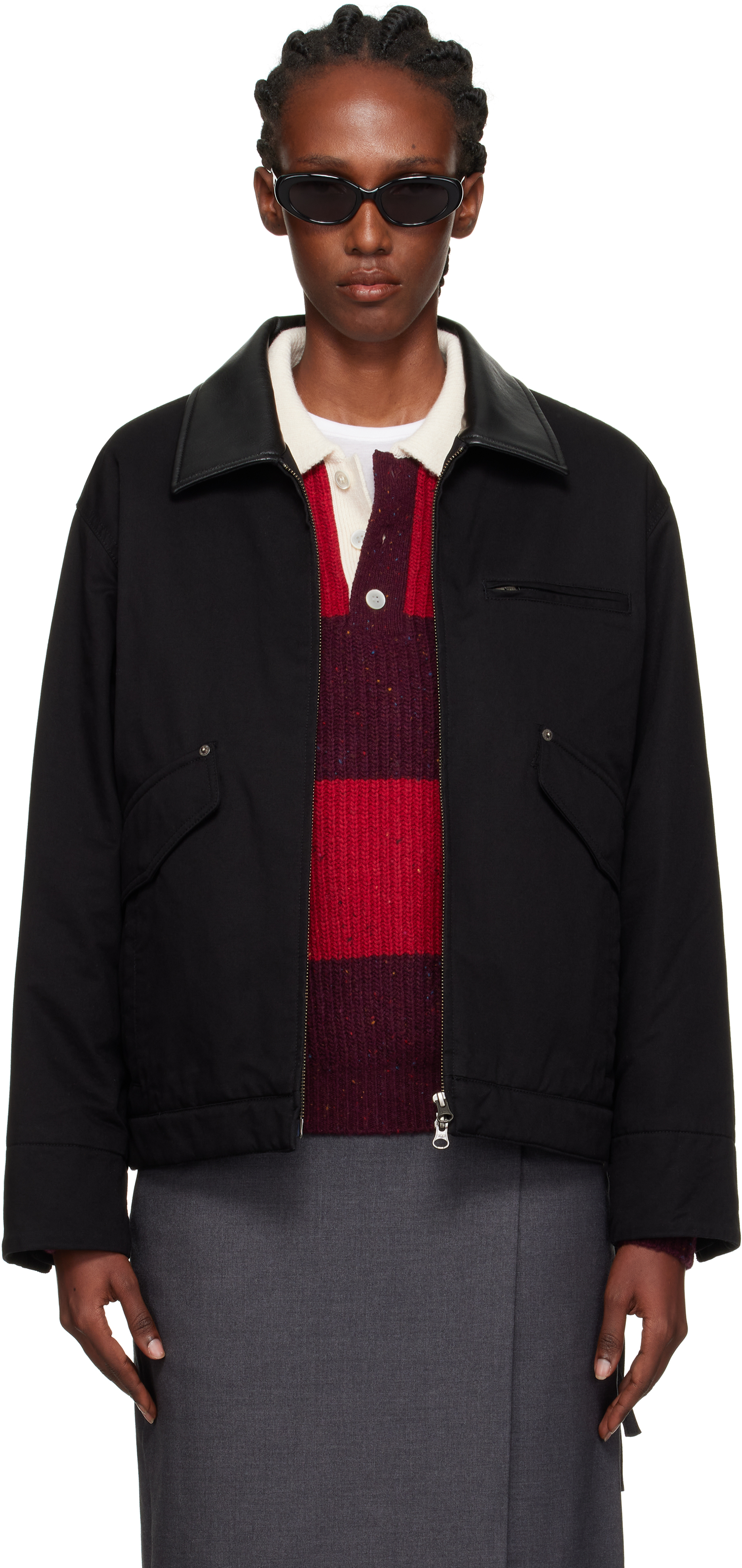 Dunst Black Vintage Padded Work Jacket