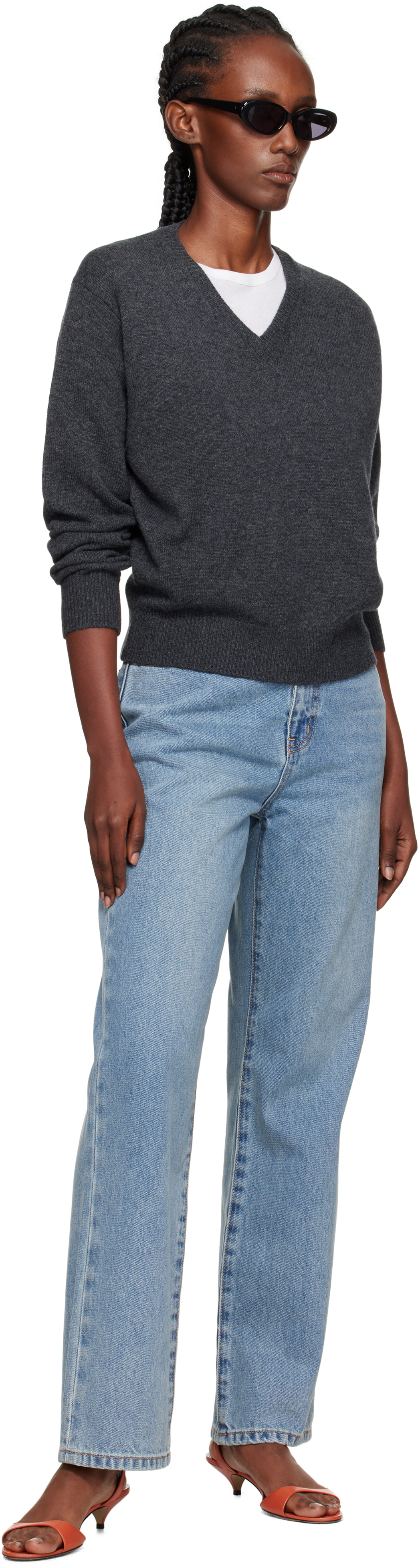 Dunst Wool And Cashmere Sweater In Gray