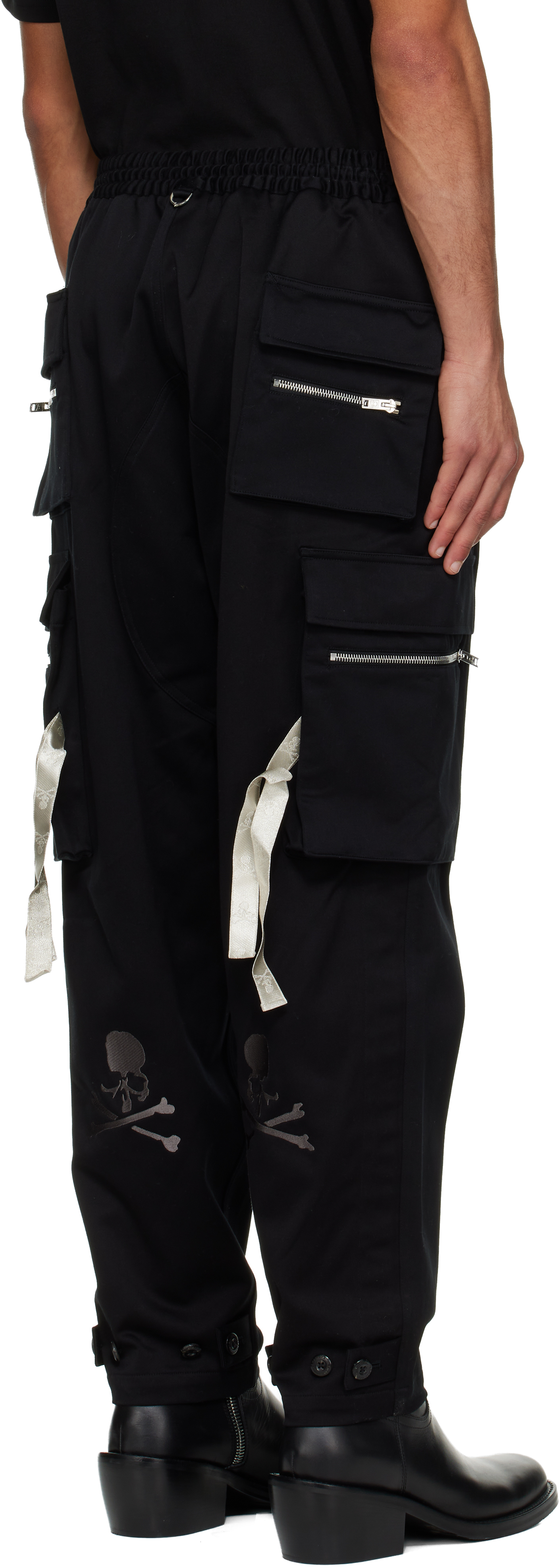 Mastermind Japan Black Regular Cargo Pants In Black