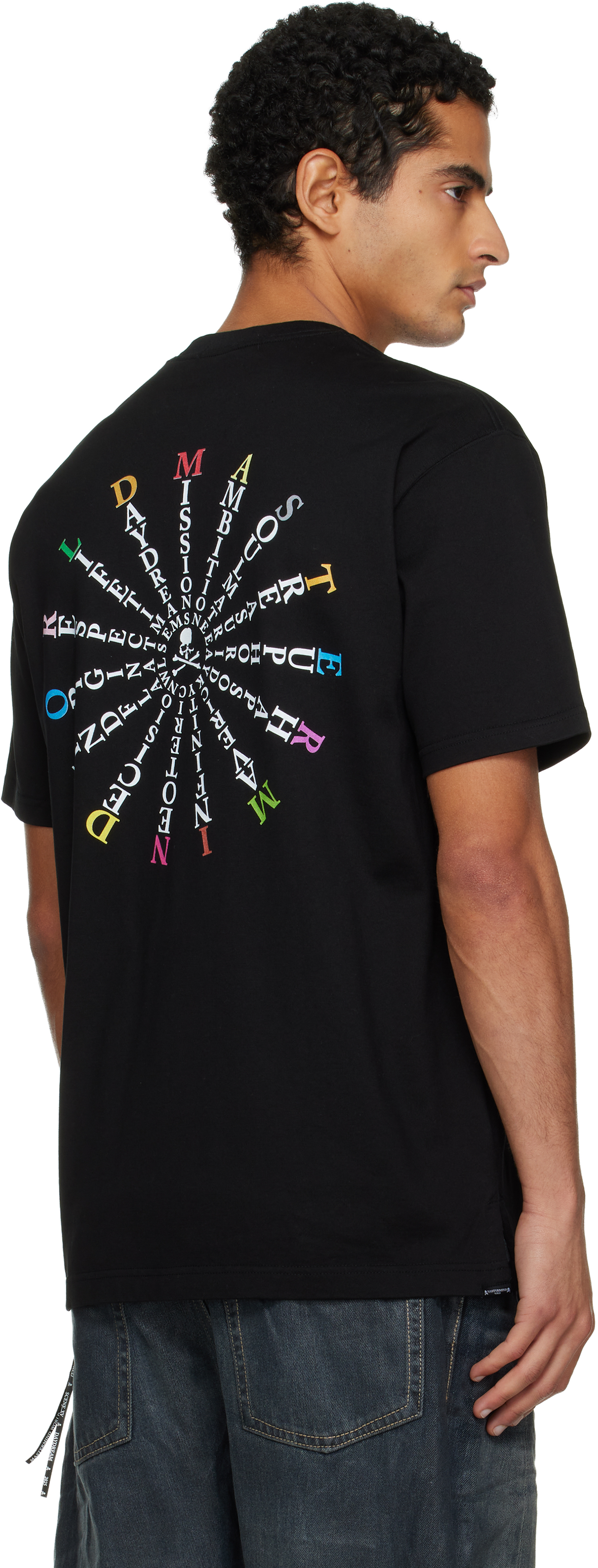 Mastermind Japan Black 'mastermind World' Collection Ss T-shirt In Black