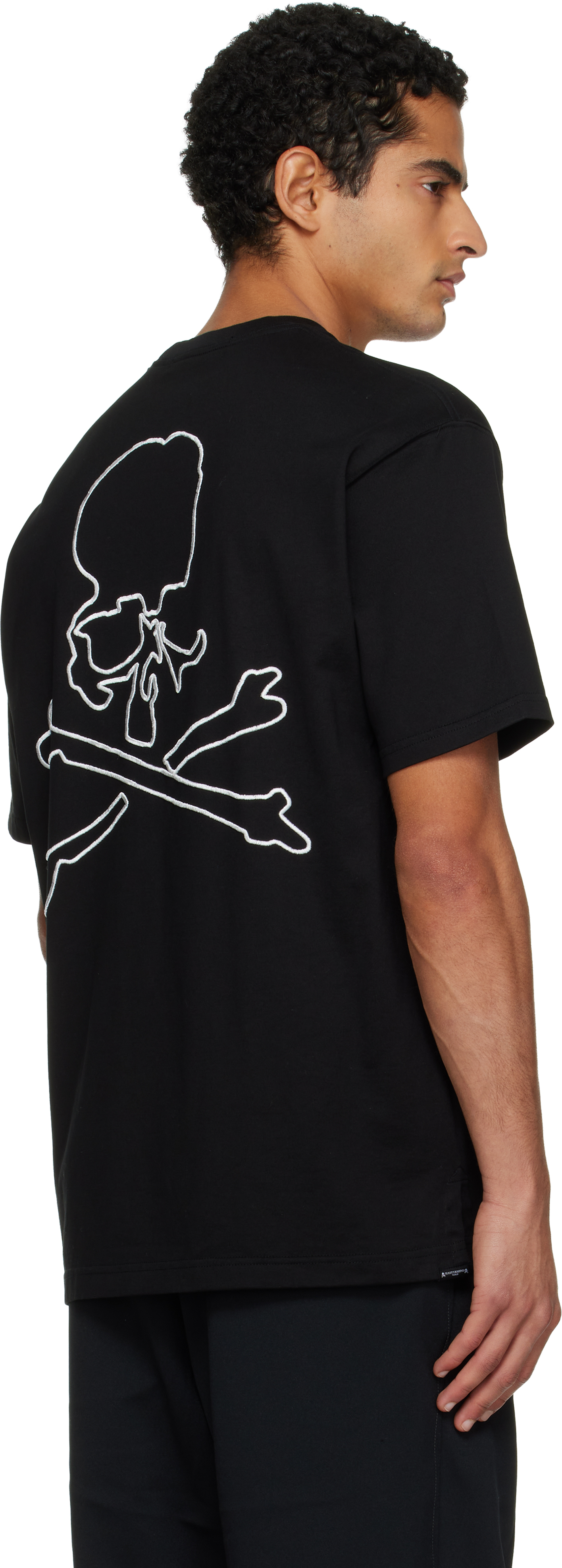 Mastermind Japan Black 3d Logo Ss T-shirt In Black