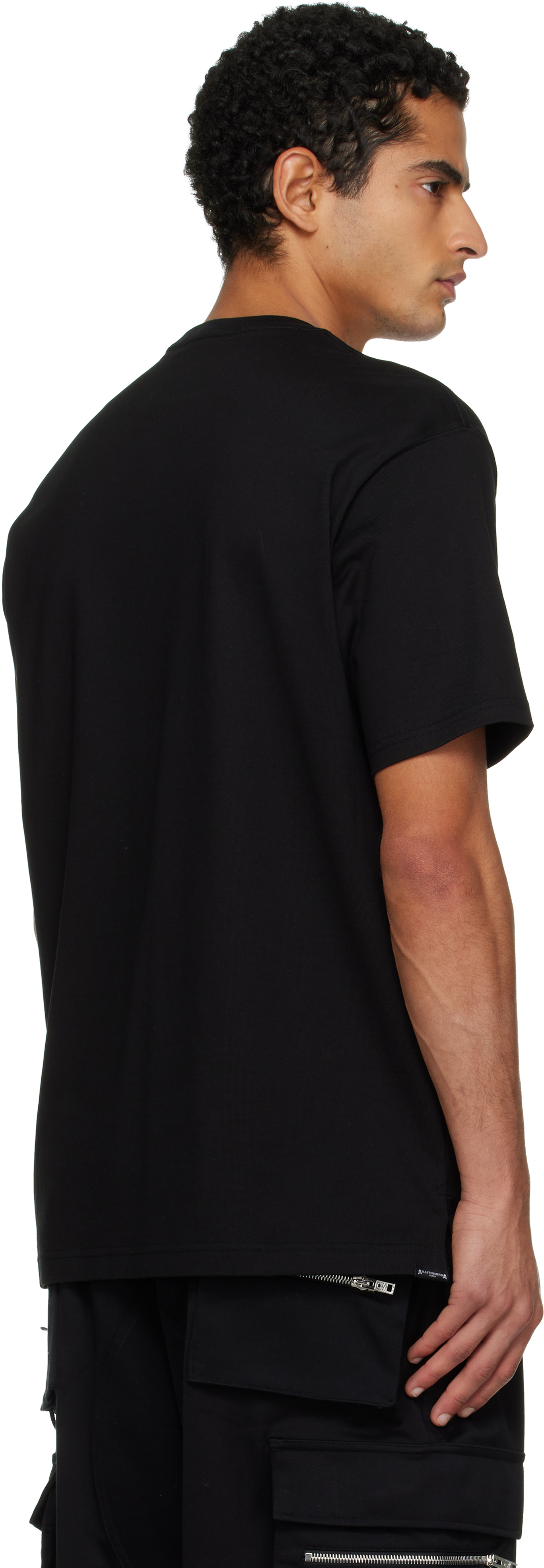 Mastermind Japan Black Poster Ss T-shirt In Black