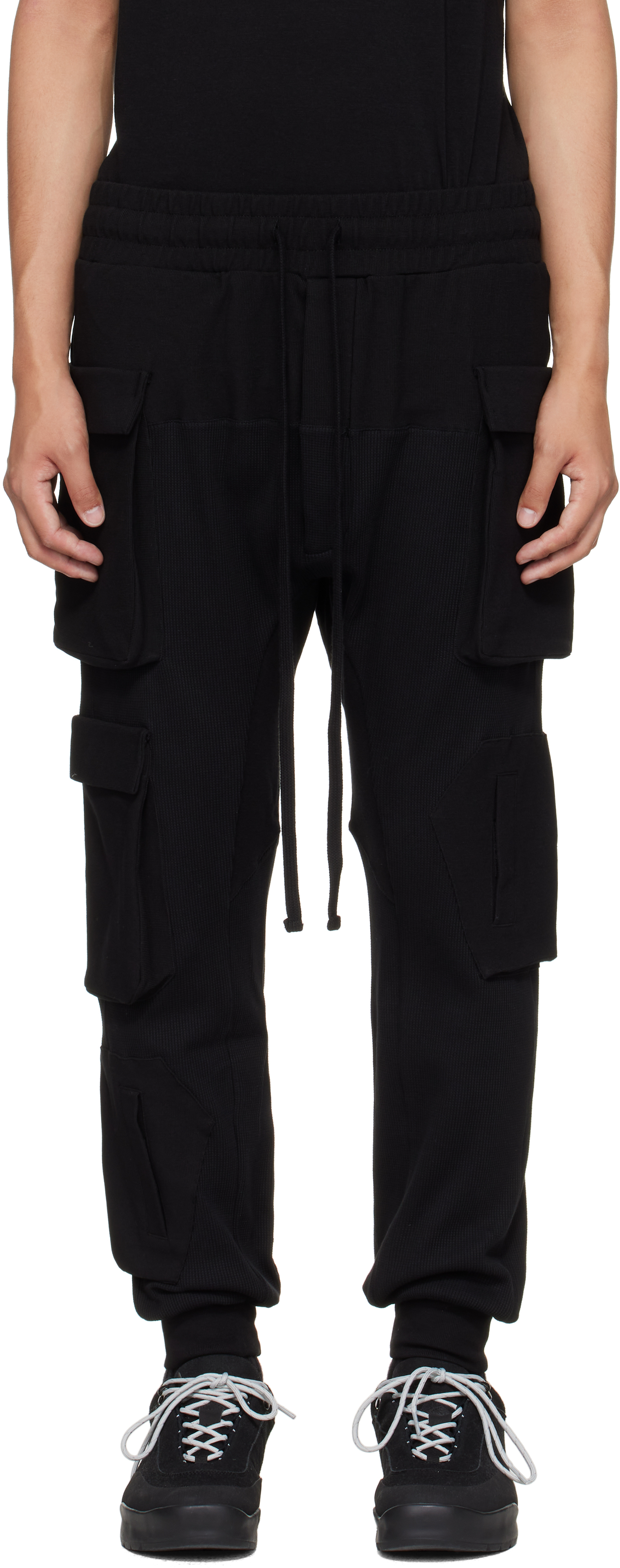 Thom Krom Black M St 502 Cargo Pants In Black