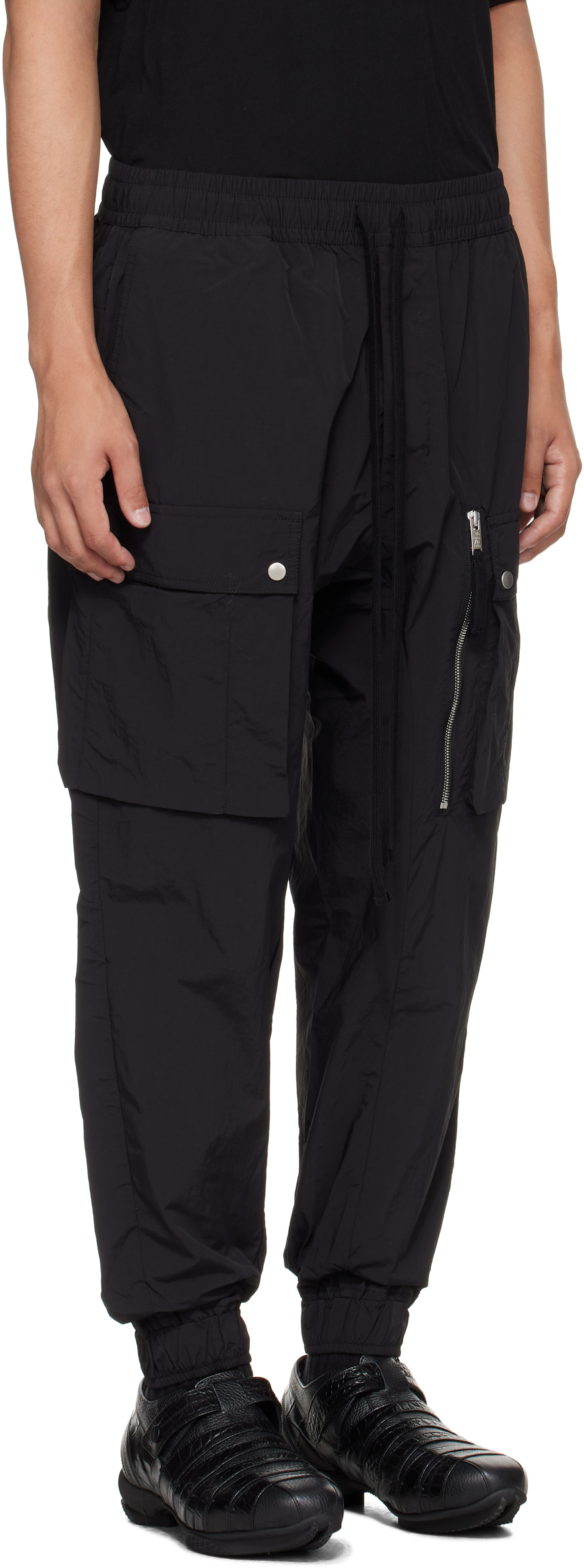 Thom Krom Black M P 26 Cargo Pants In Black