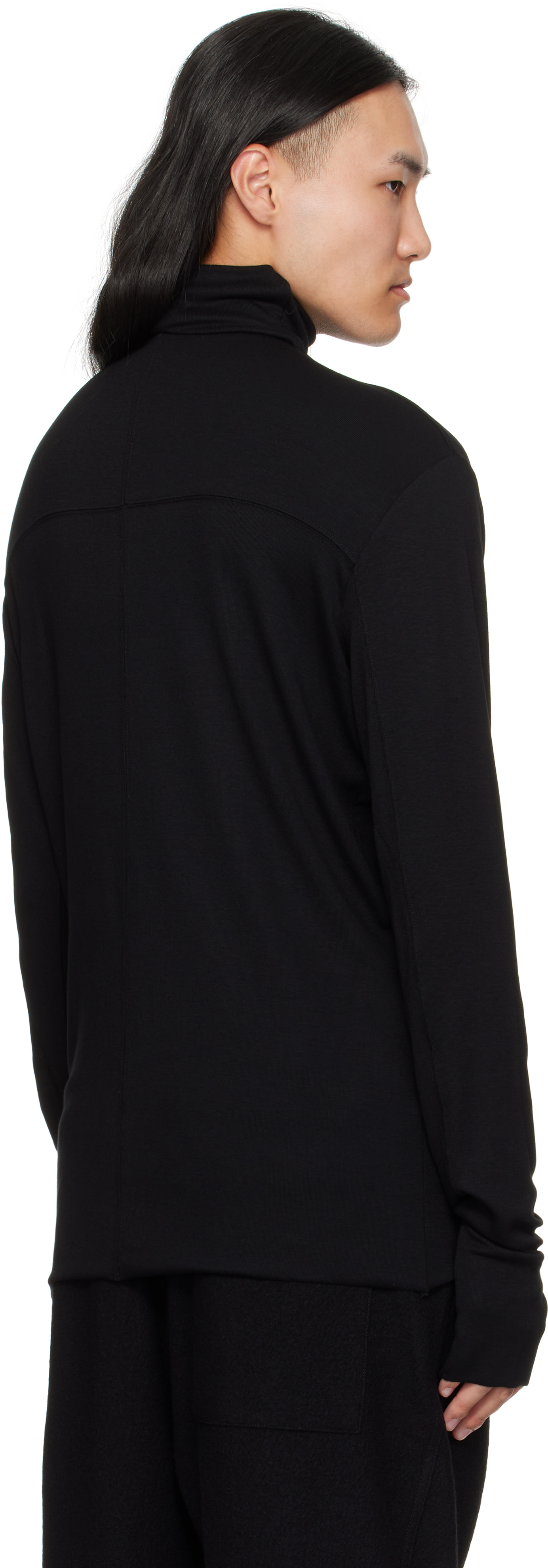 Thom Krom Black M Ts 891 Turtleneck In Blue