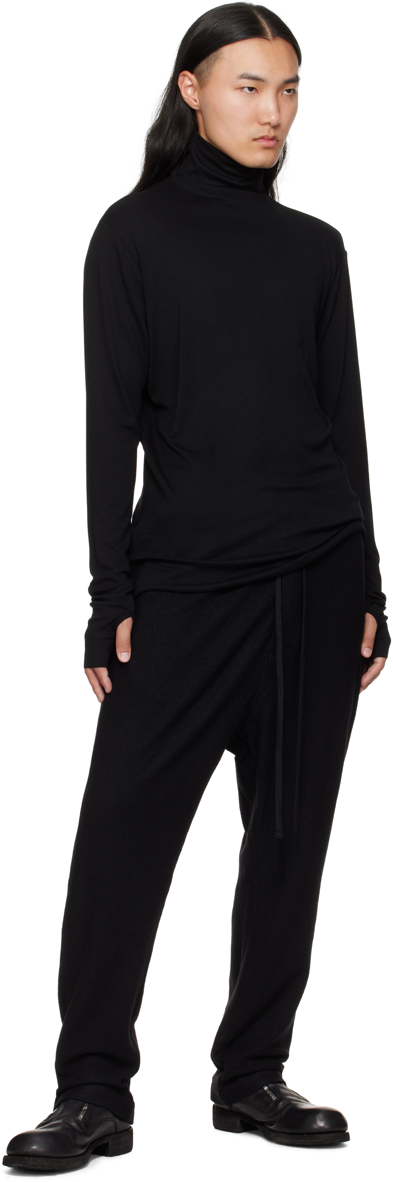 Thom Krom Black M Ts 891 Turtleneck In Blue