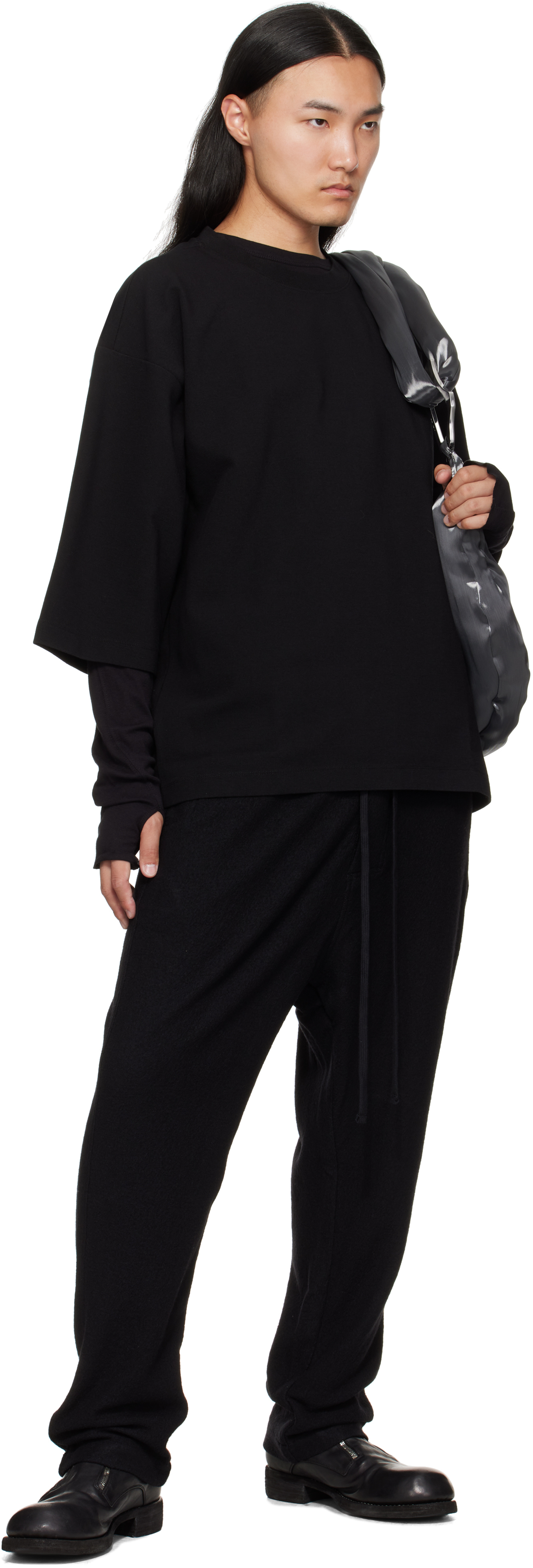 Thom Krom Black M Ts 906 T-shirt In Black