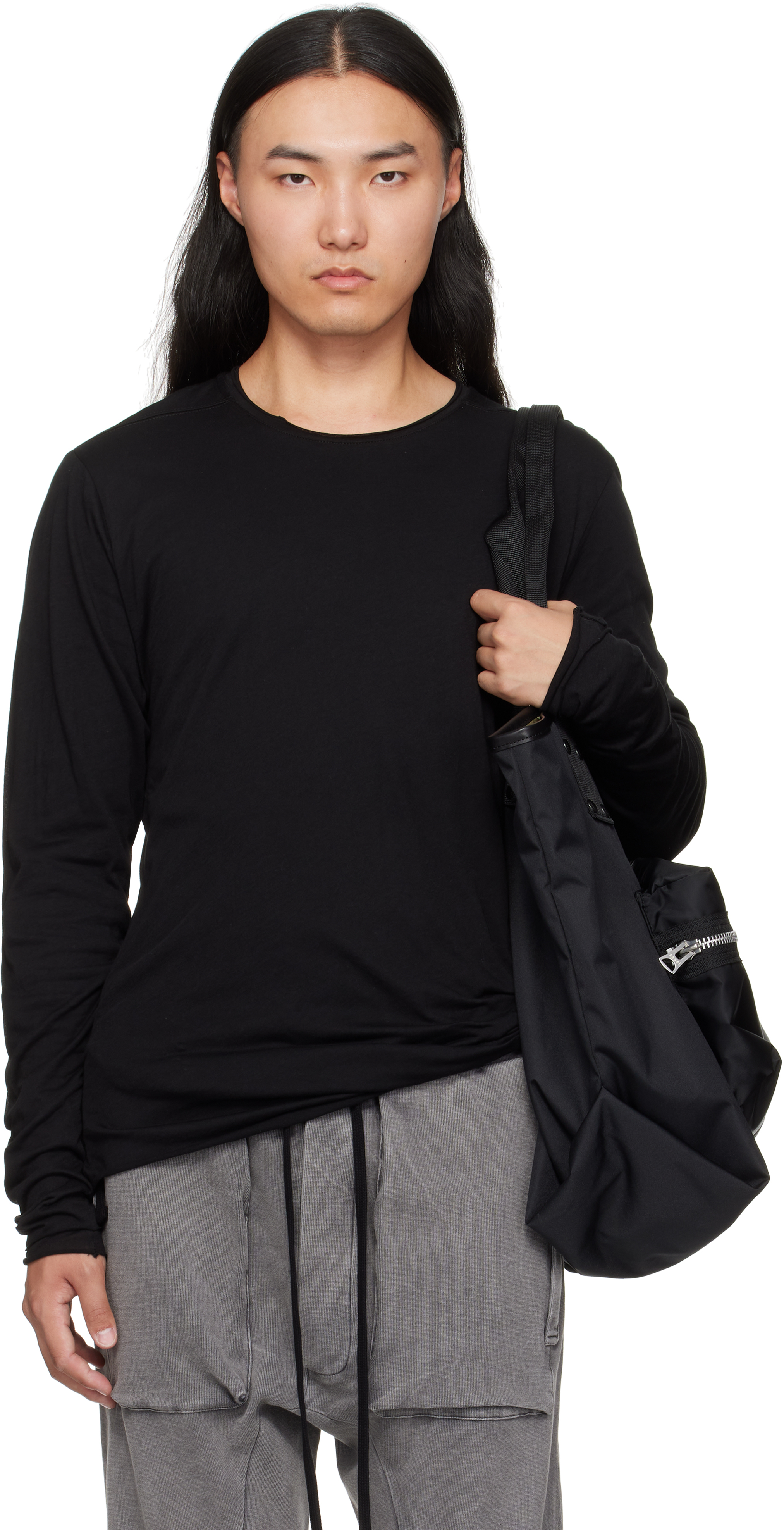 Thom Krom Black M Ts 905 T-shirt In Black
