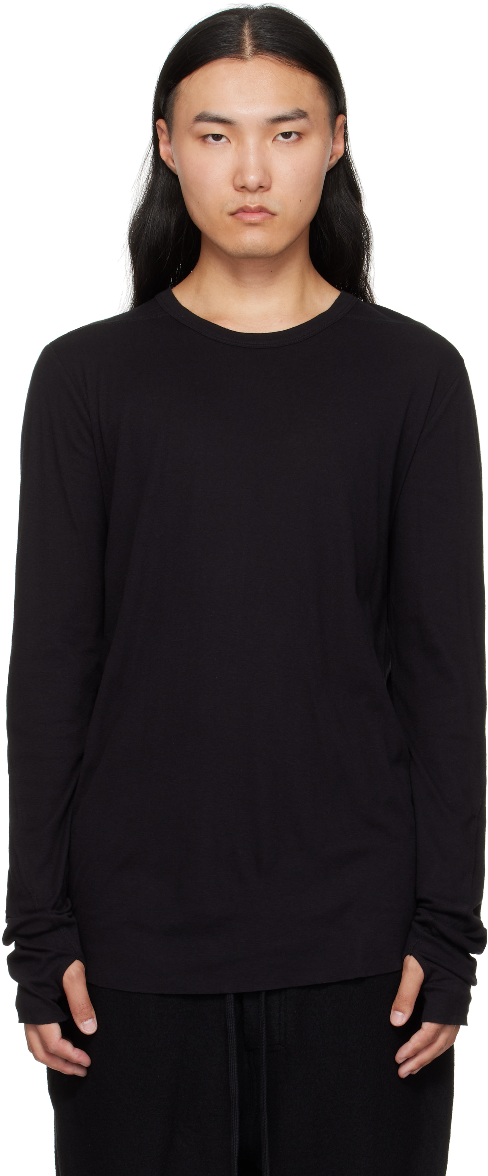 Thom Krom Black M Ts 904 T-shirt In Black