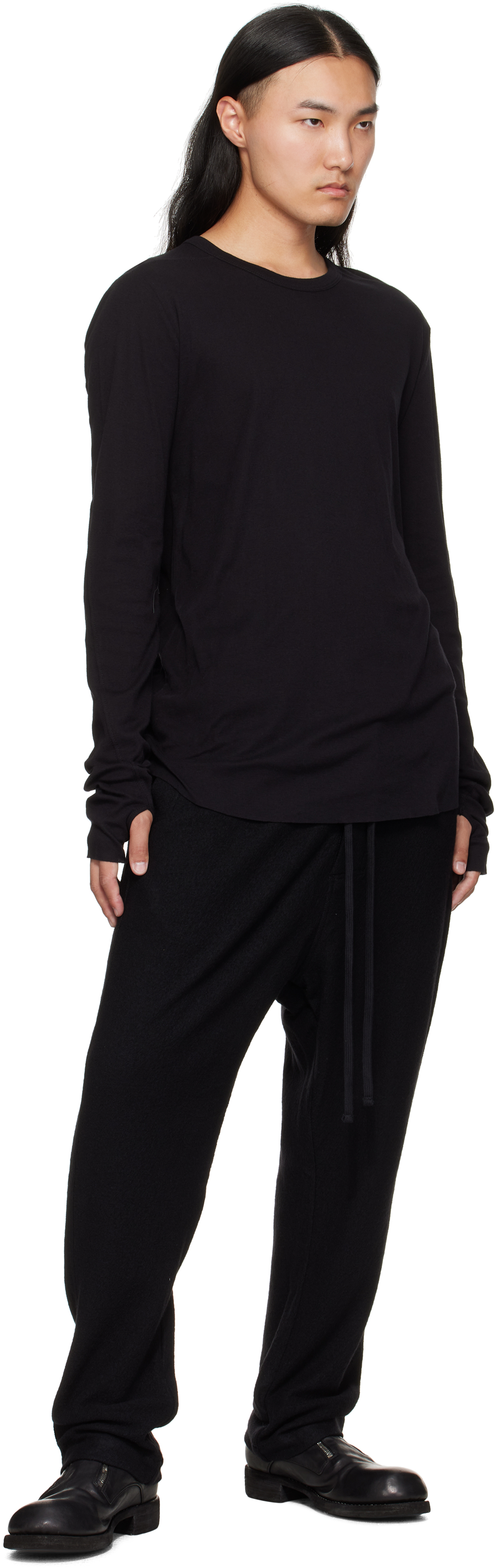 Thom Krom Black M Ts 904 T-shirt In Black