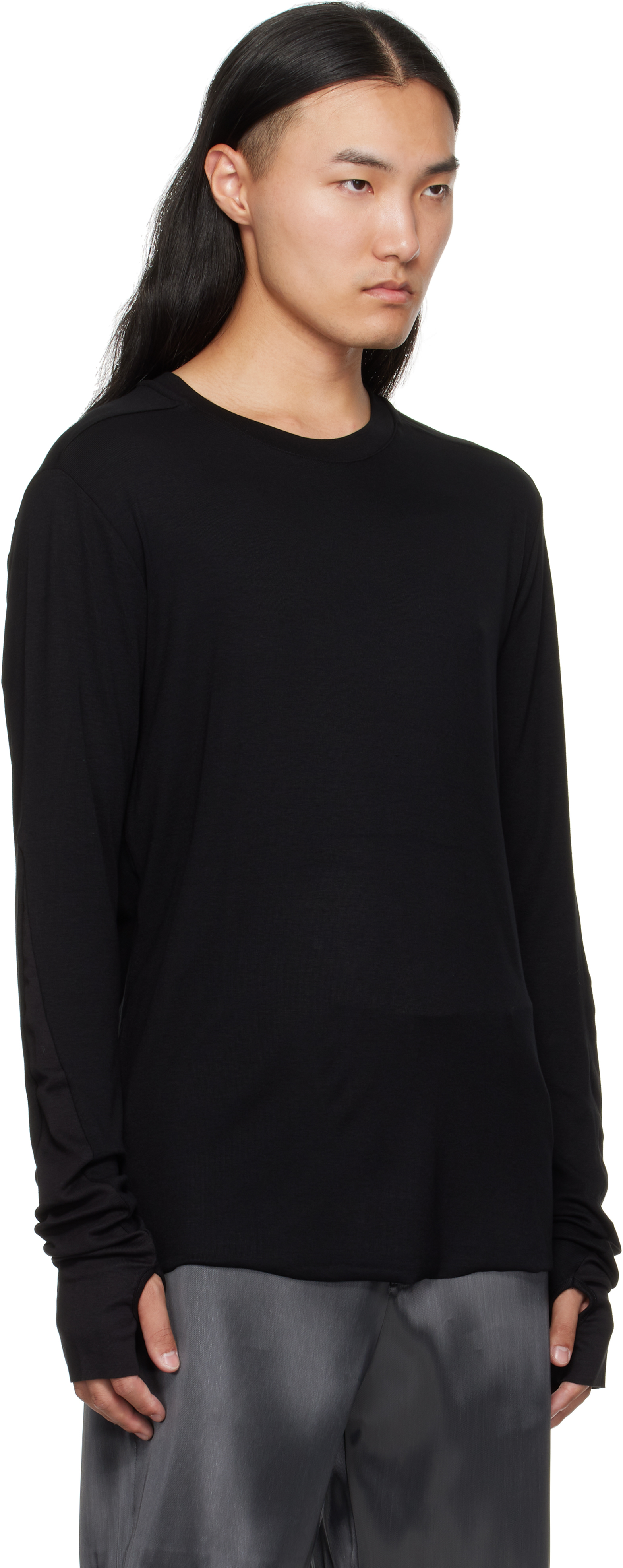 Thom Krom Black M Ts 904 T-shirt In Black