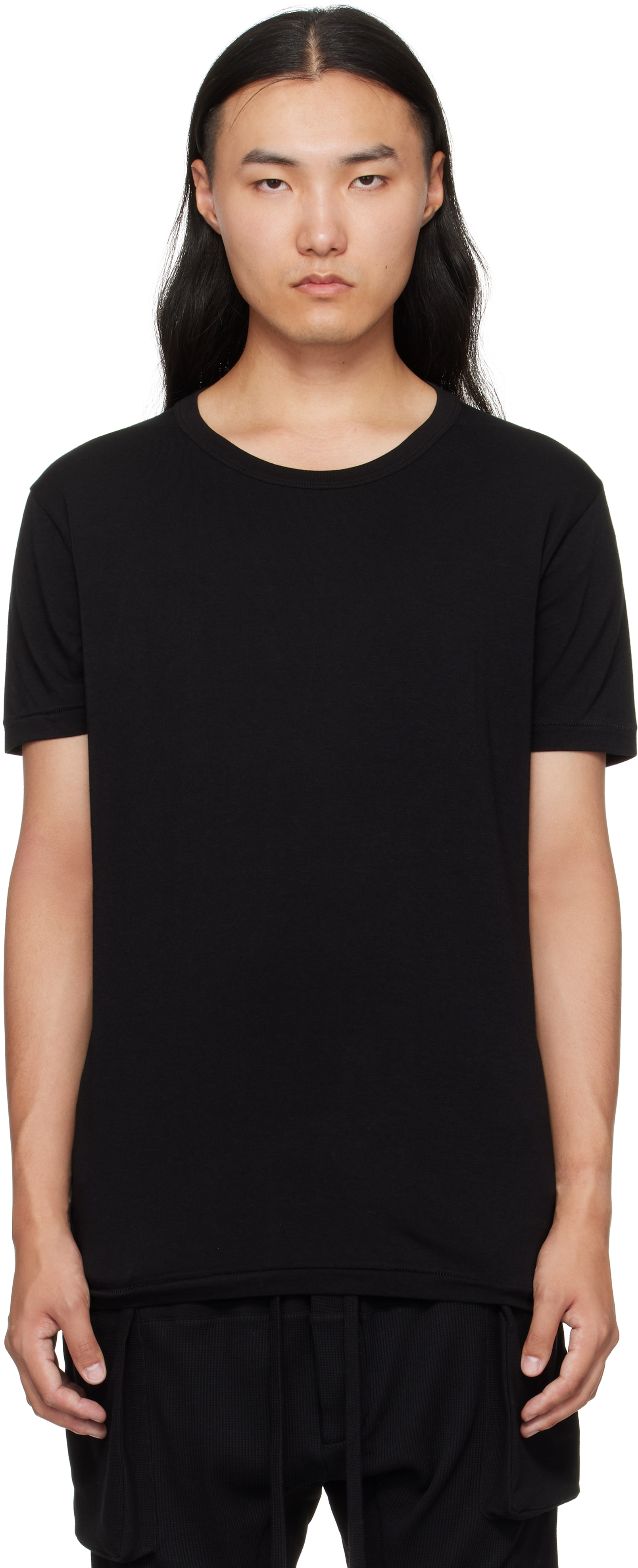 Thom Krom Black M Ts 886 T-shirt In Black