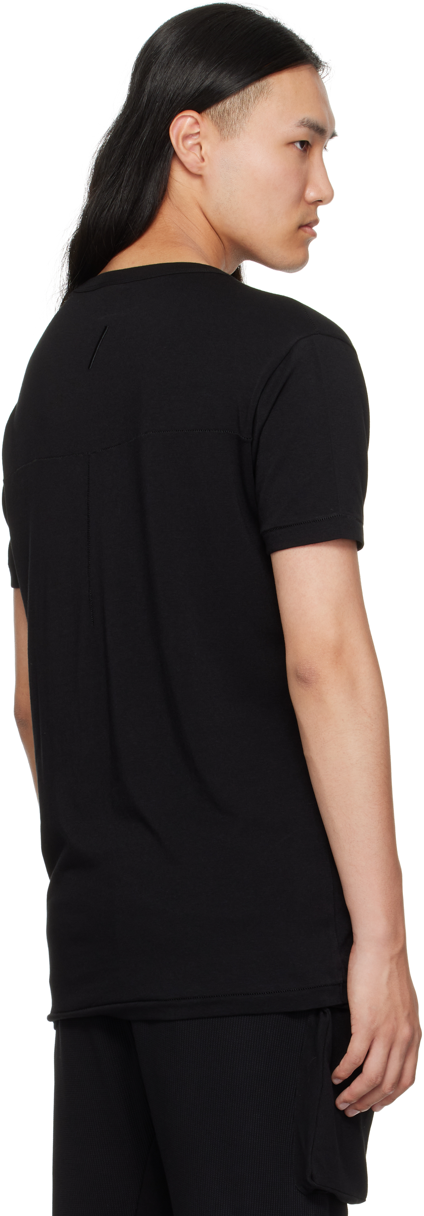 Thom Krom Black M Ts 886 T-shirt In Black